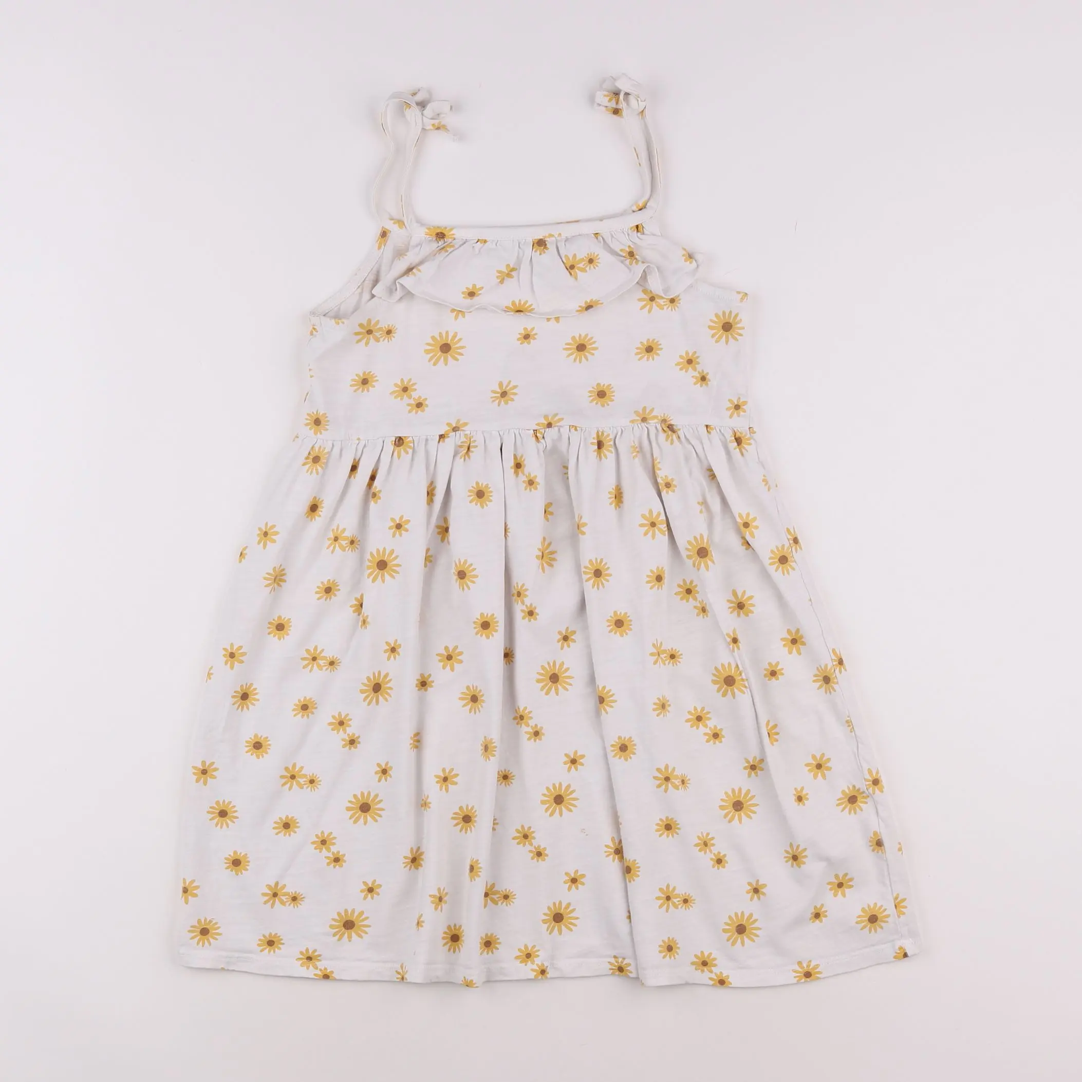 Robe jaune, blanc