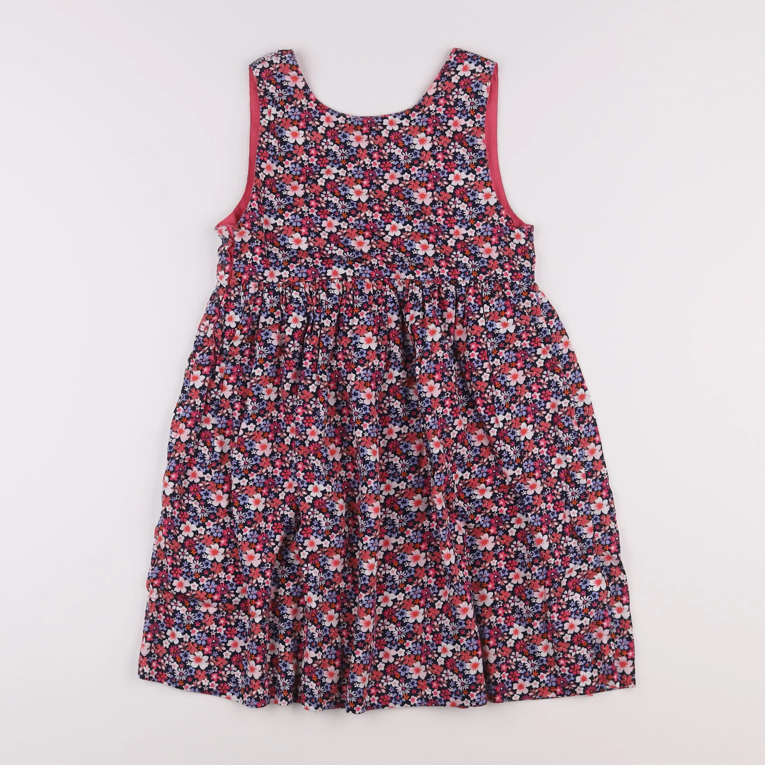 Robe réversible bleu