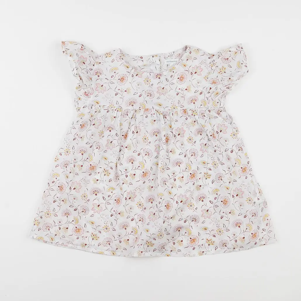 Blouse blanc, multicolore