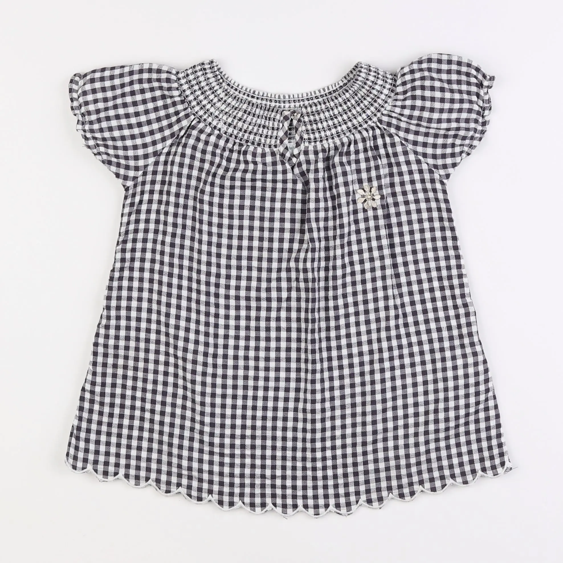 Blouse noir, blanc