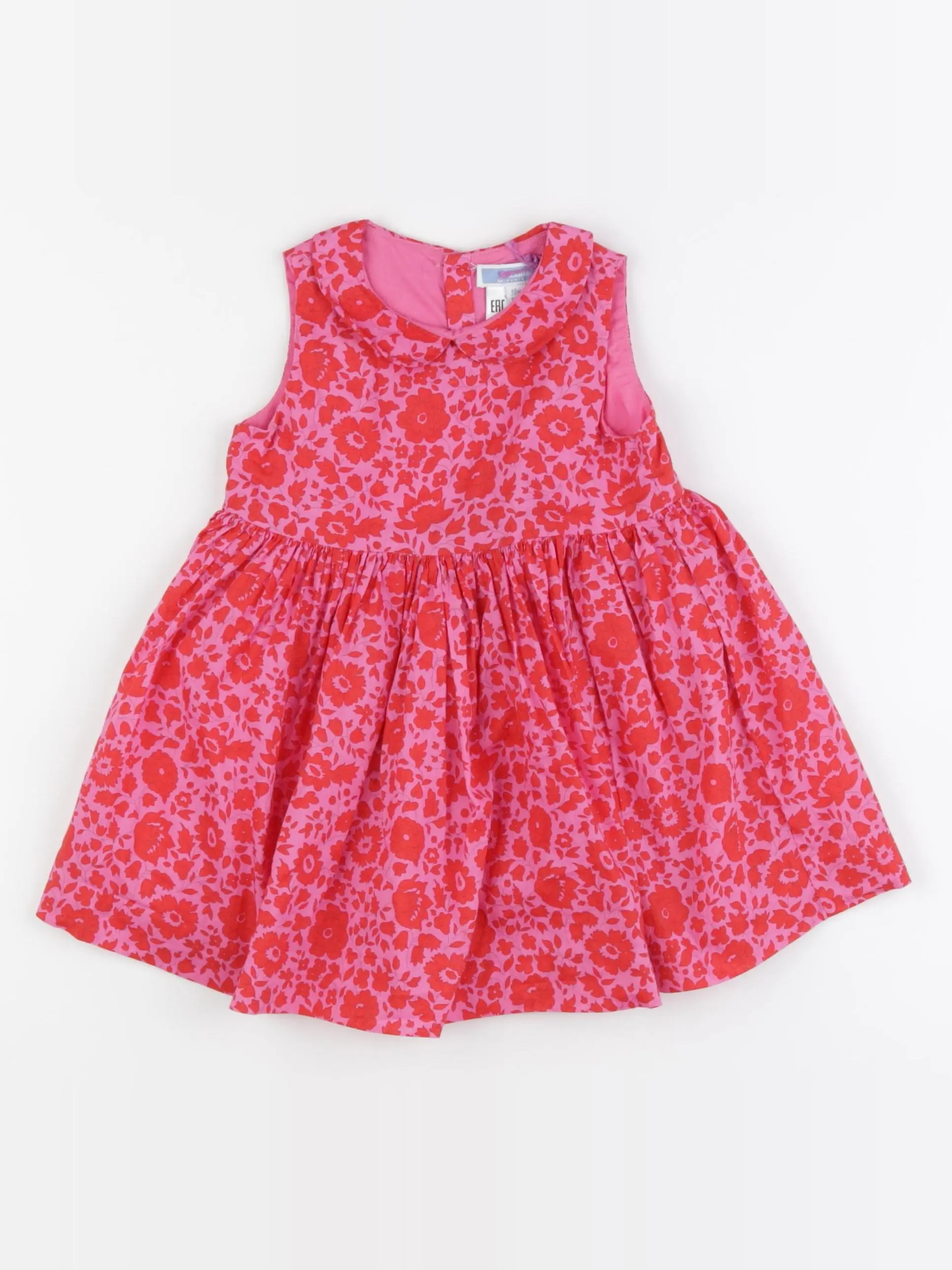 Robe liberty rose, rouge
