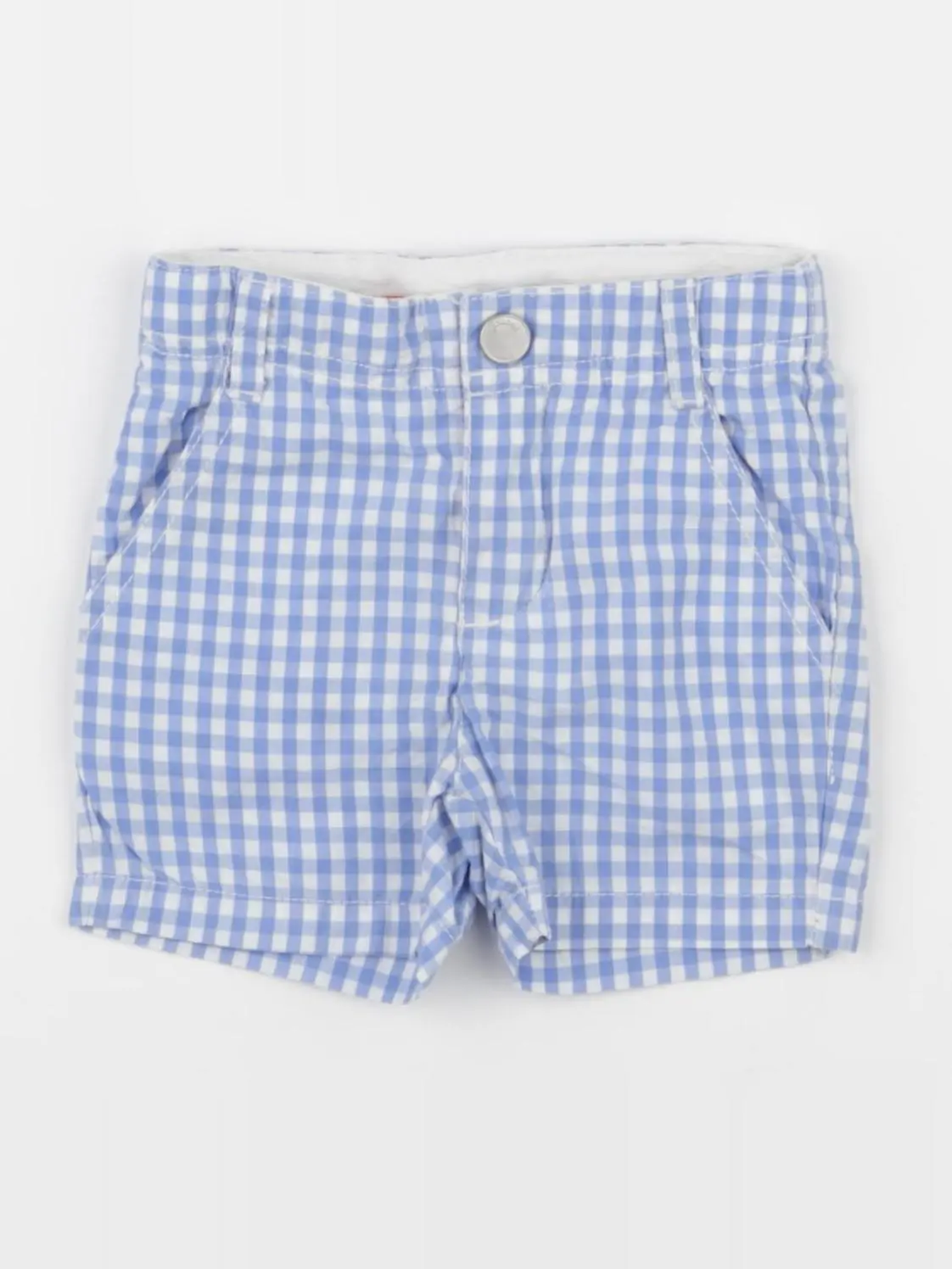 Short blanc, bleu