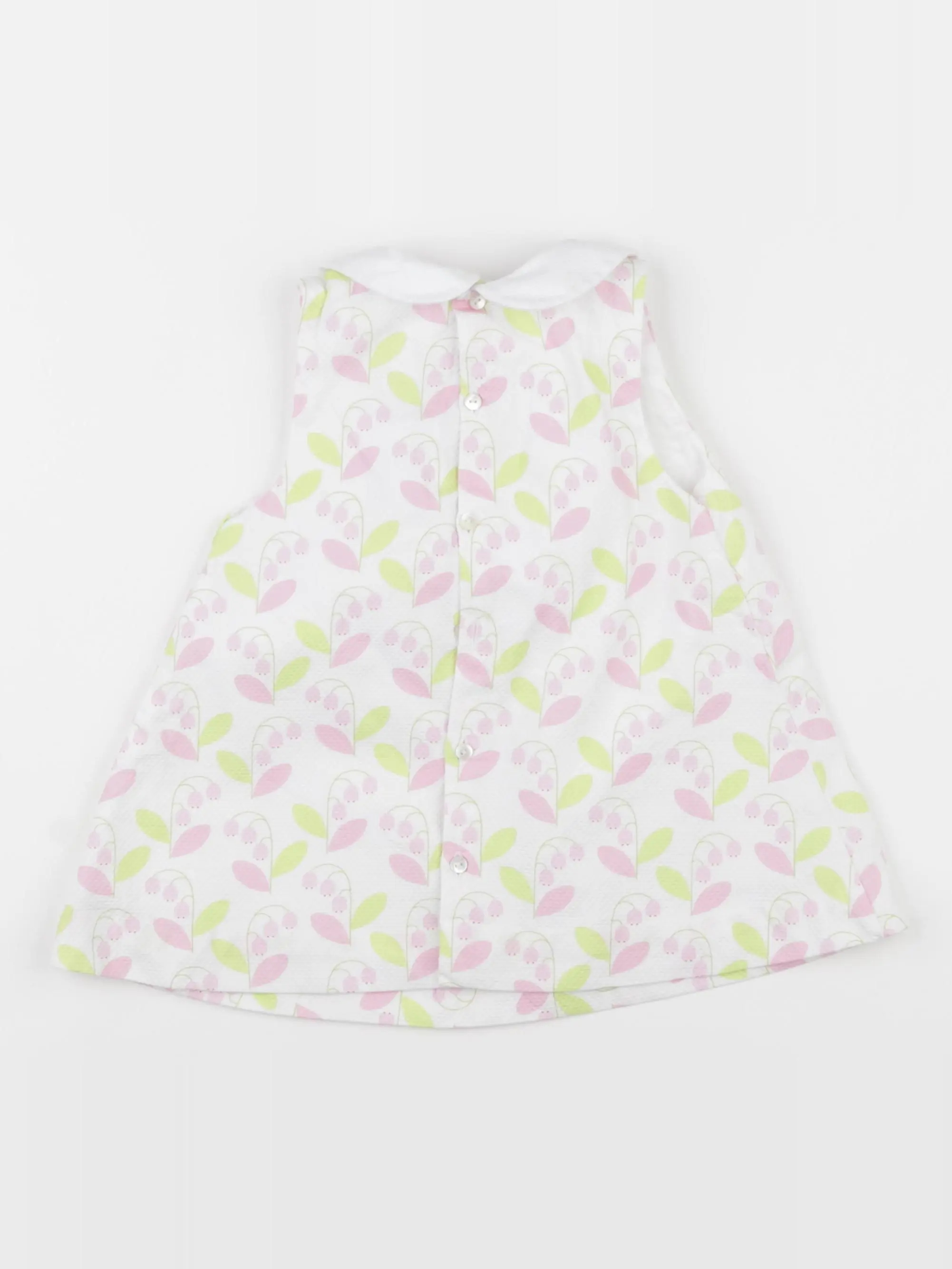 Robe blanc, rose - Image 2