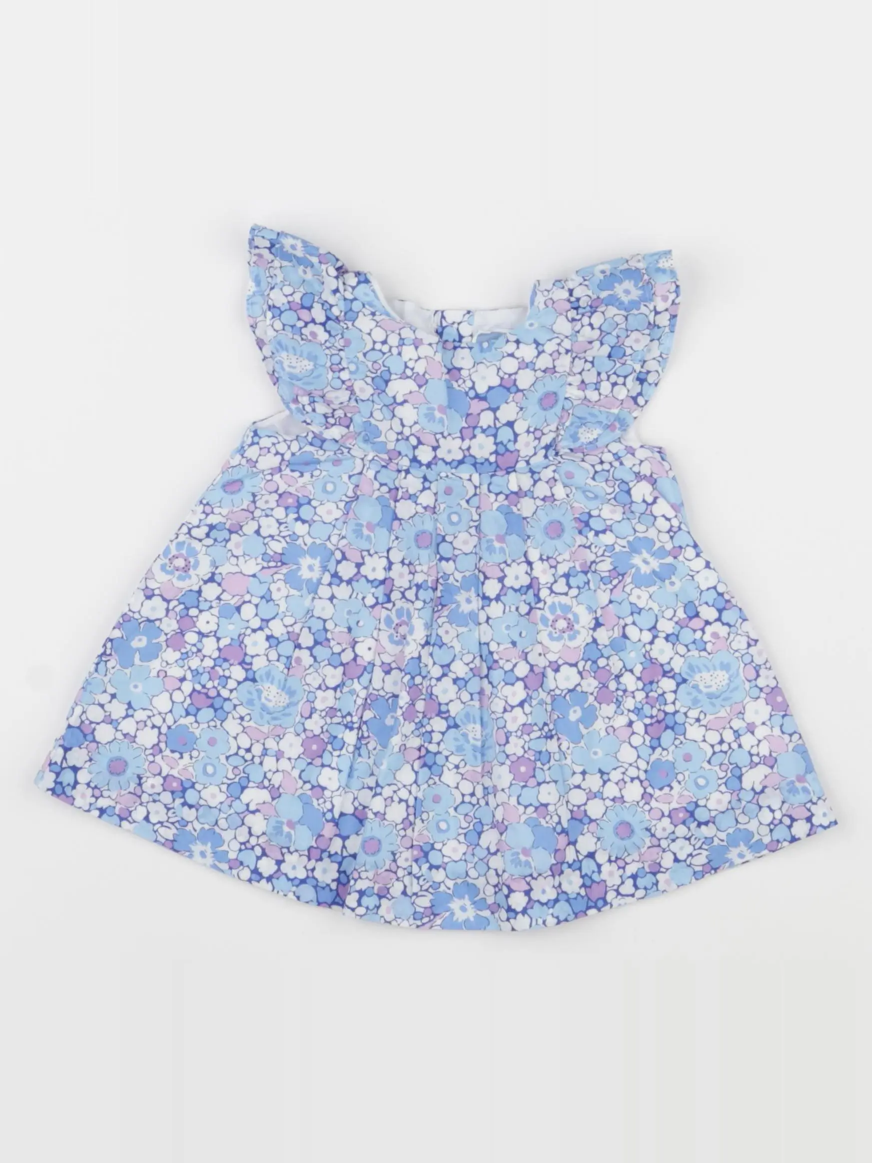 Robe liberty bleu, rose