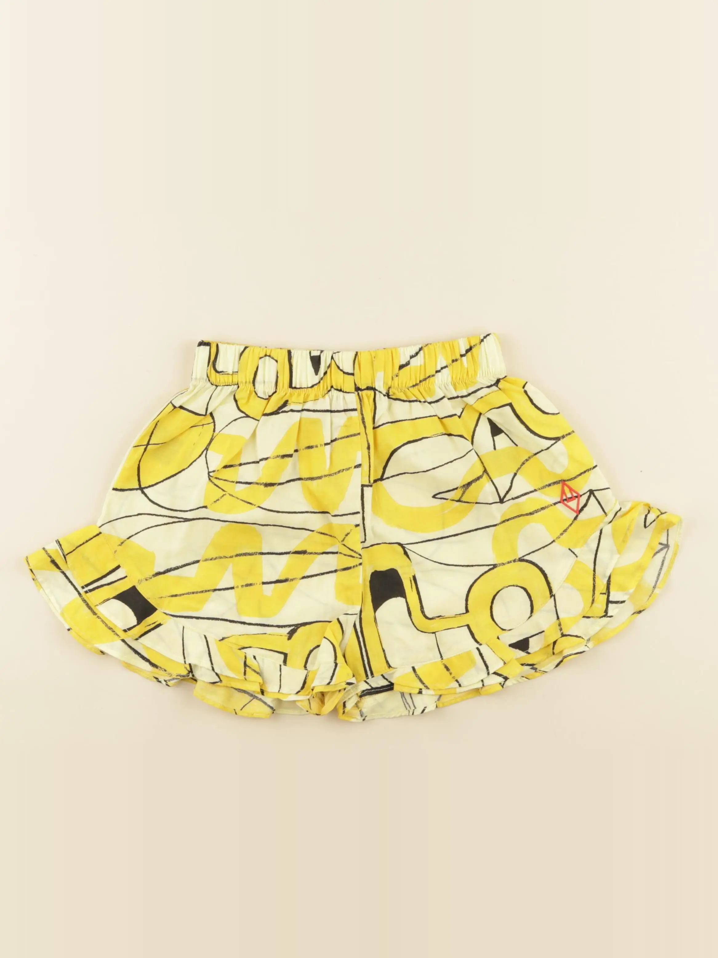Short jaune