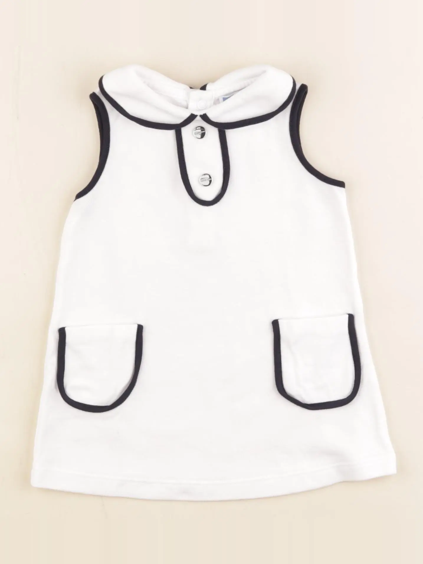 Robe blanc, bleu