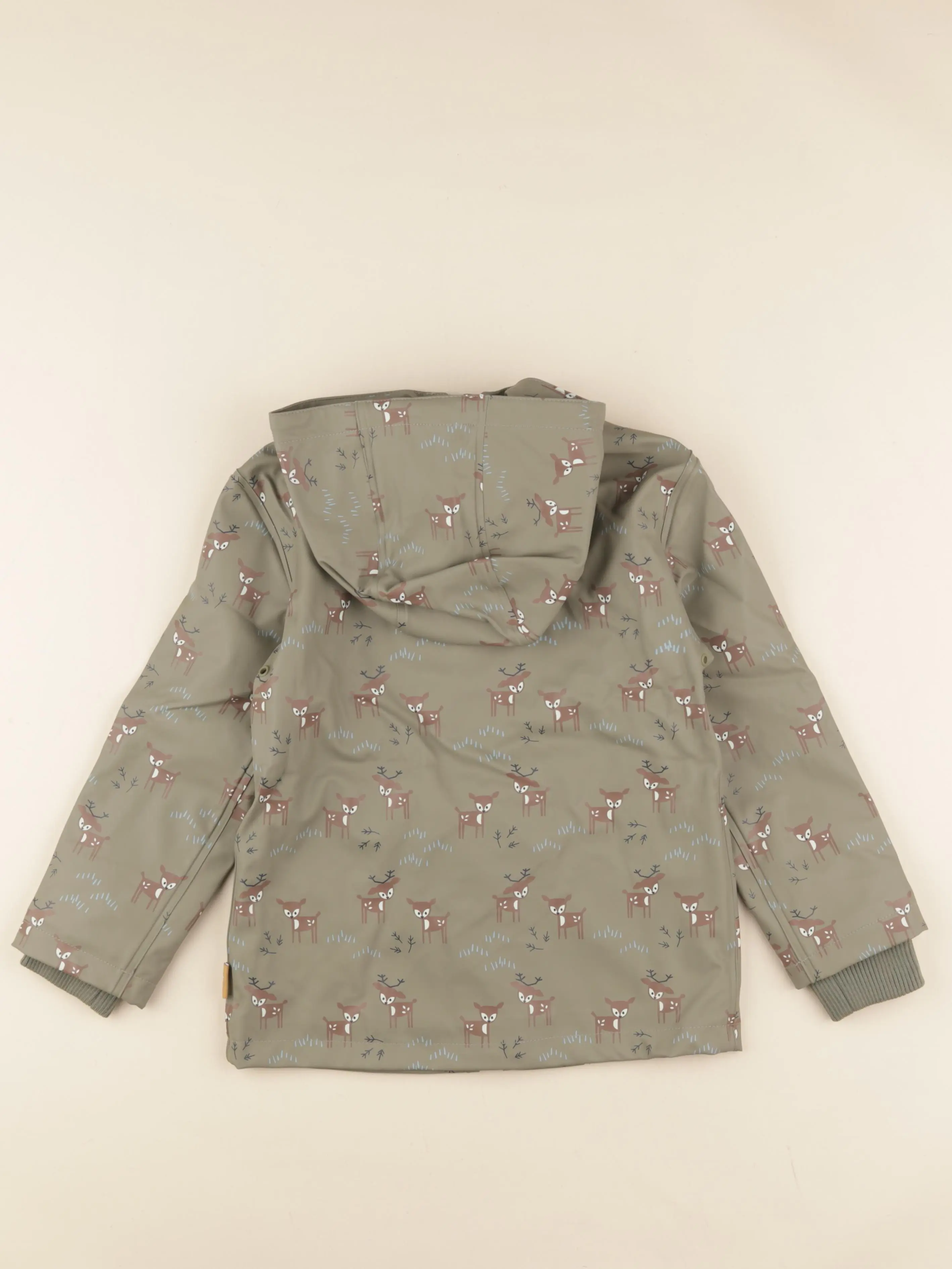 Imperméable vert cerfs - Image 2