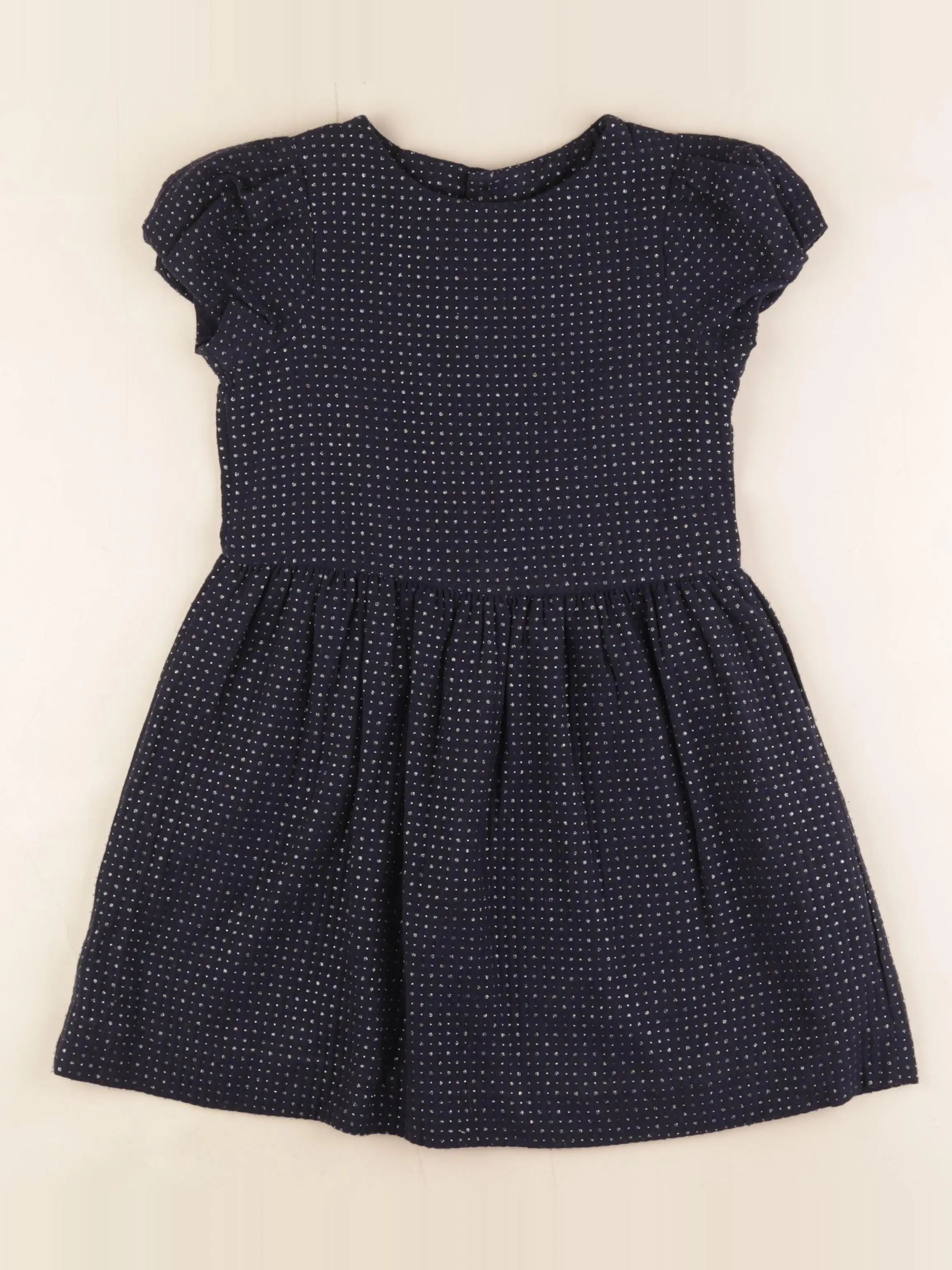 Robe bleu, argent