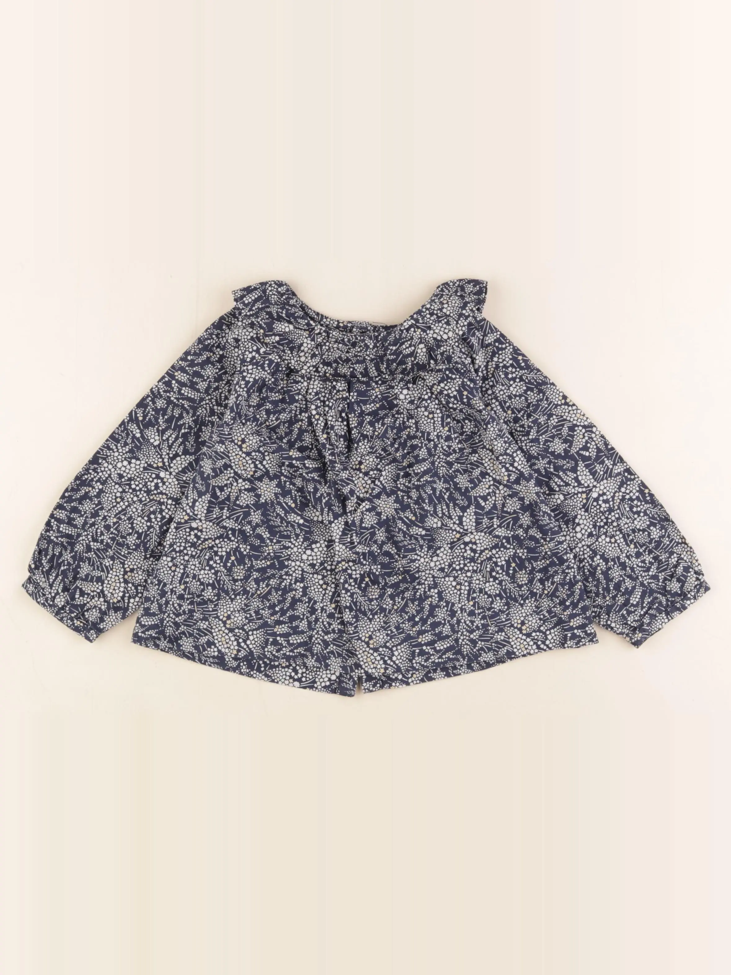 Blouse liberty bleu