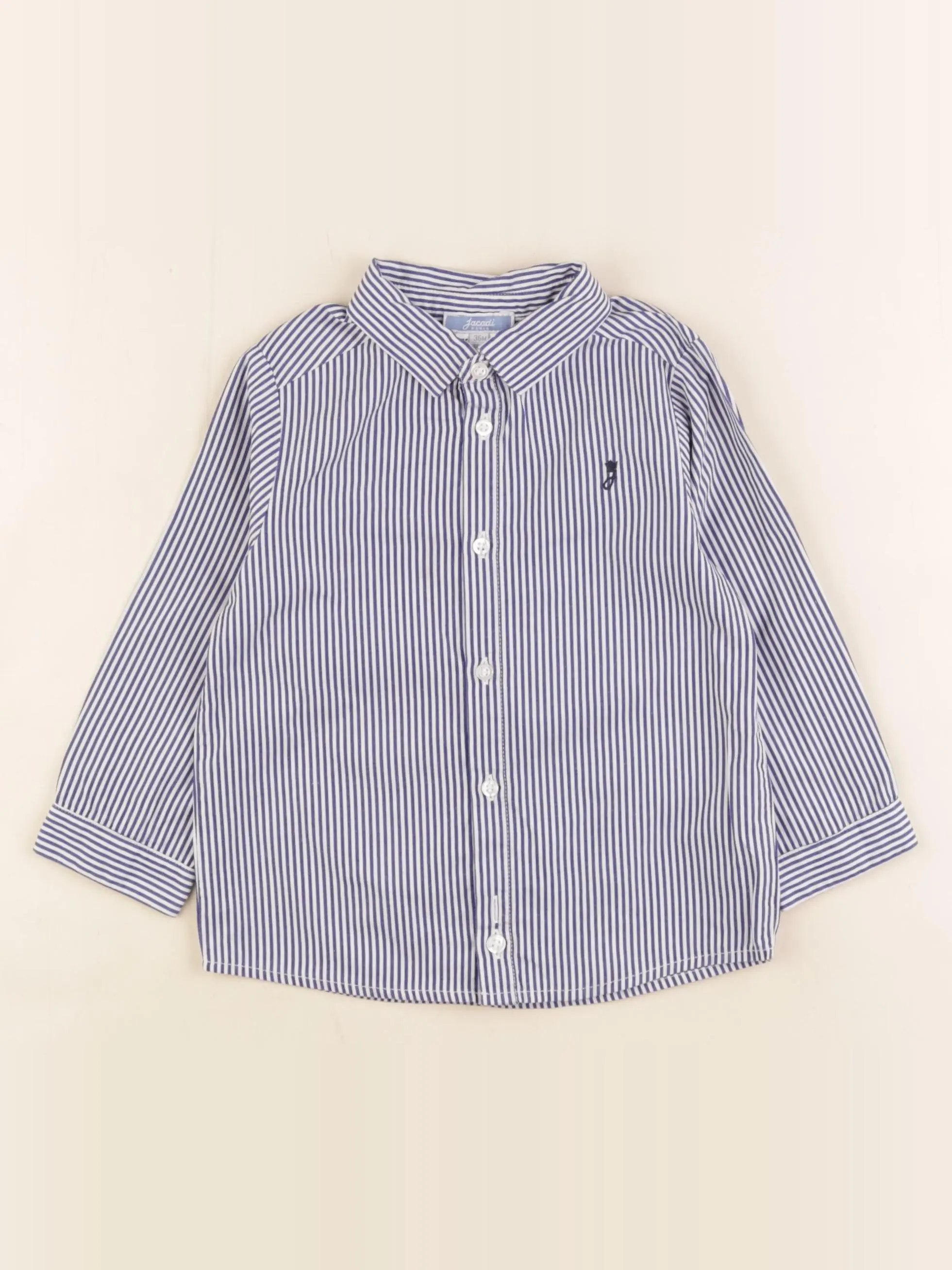 Chemise blanc, bleu