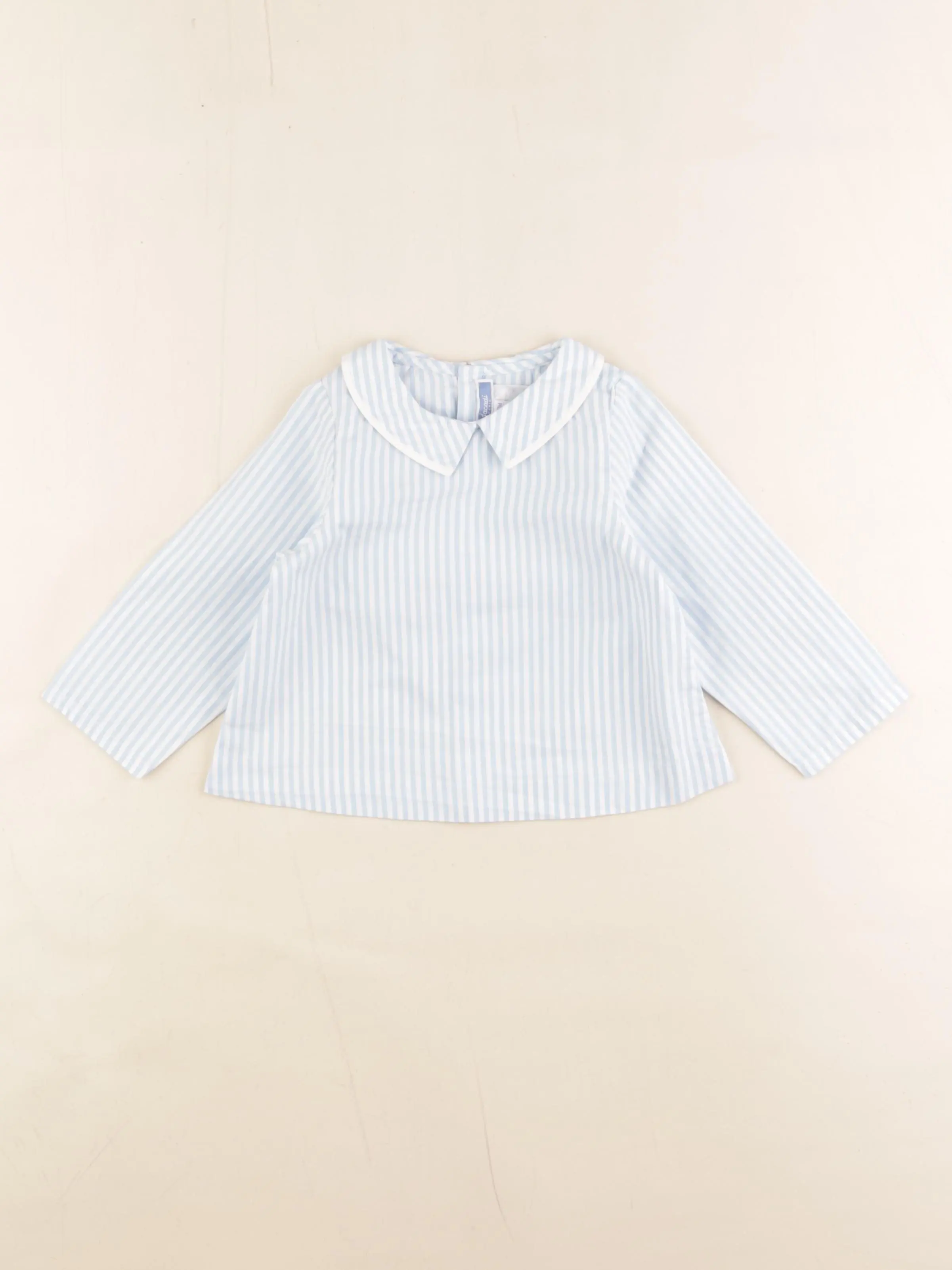 Blouse bleu, blanc