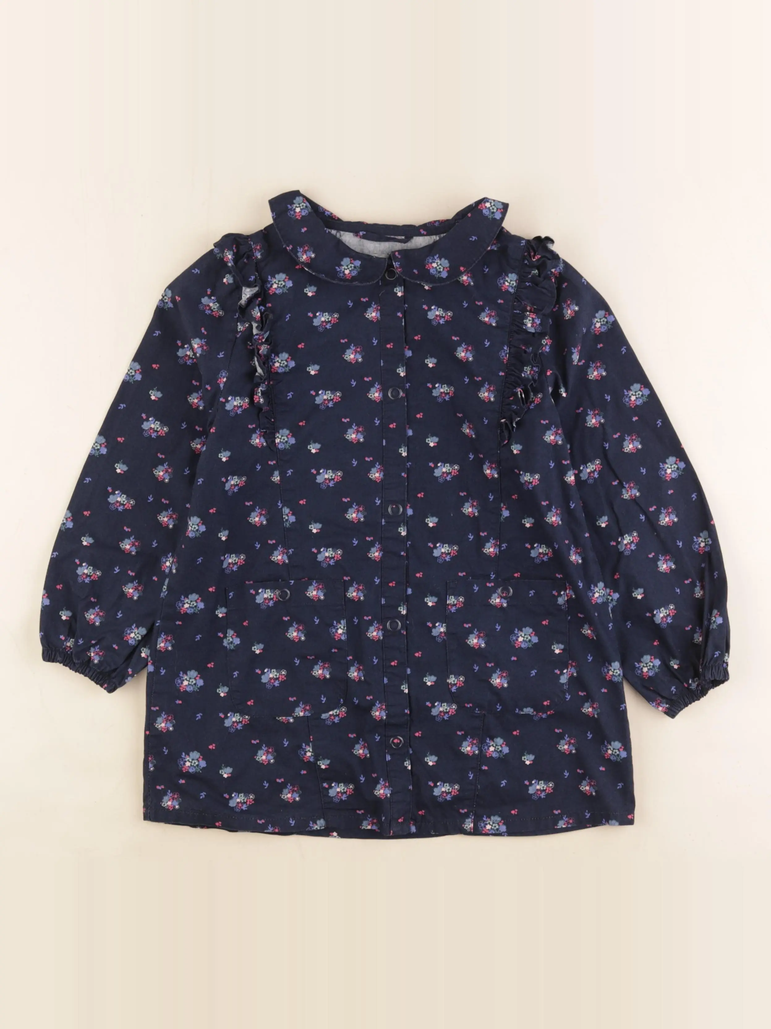 Blouse d'école bleu