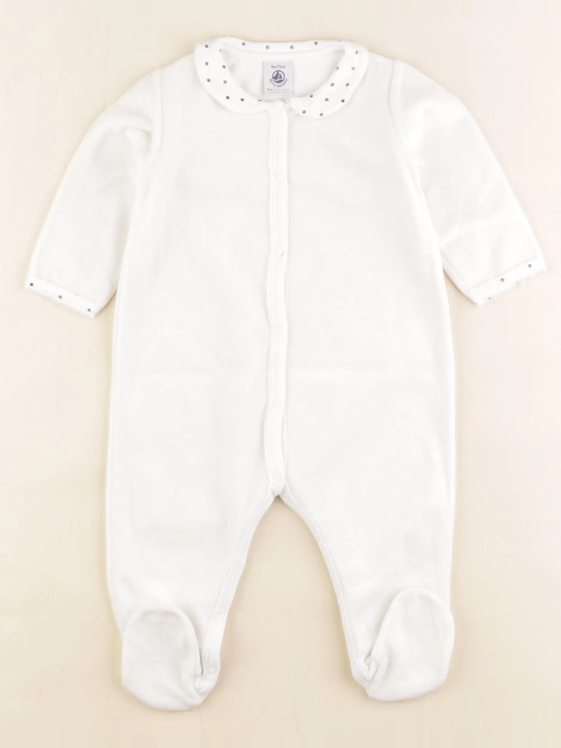 Pyjama velours blanc