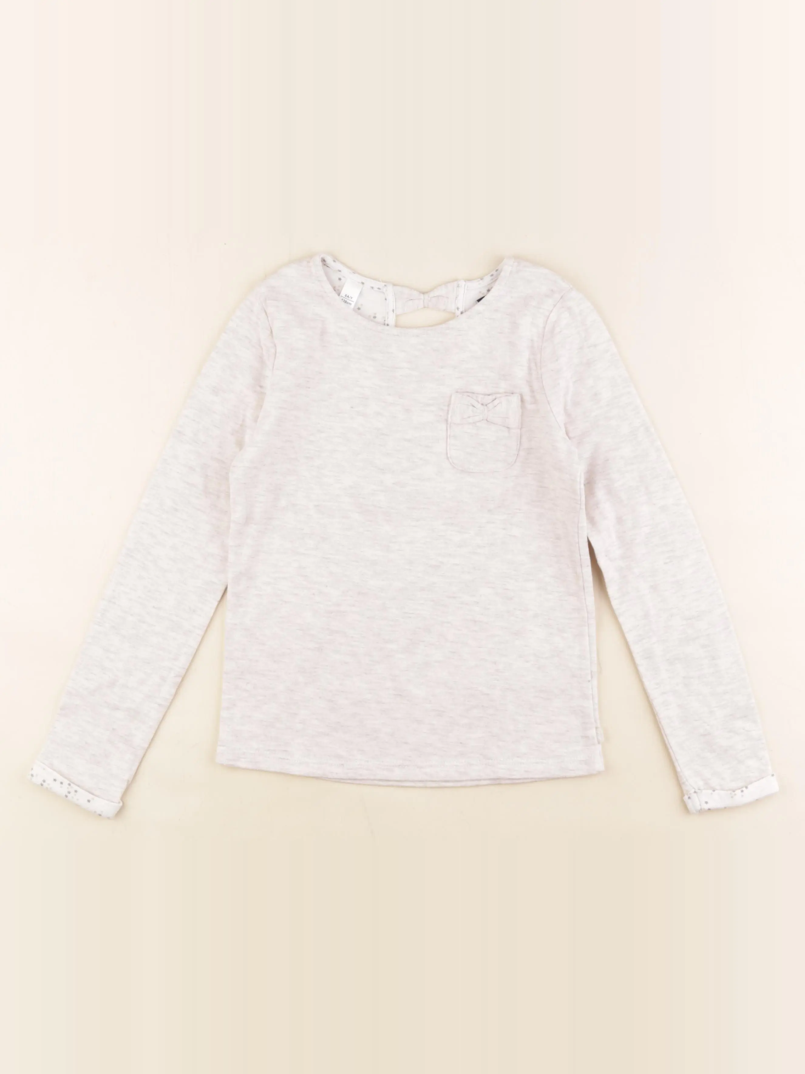 Tee-shirt coton beige