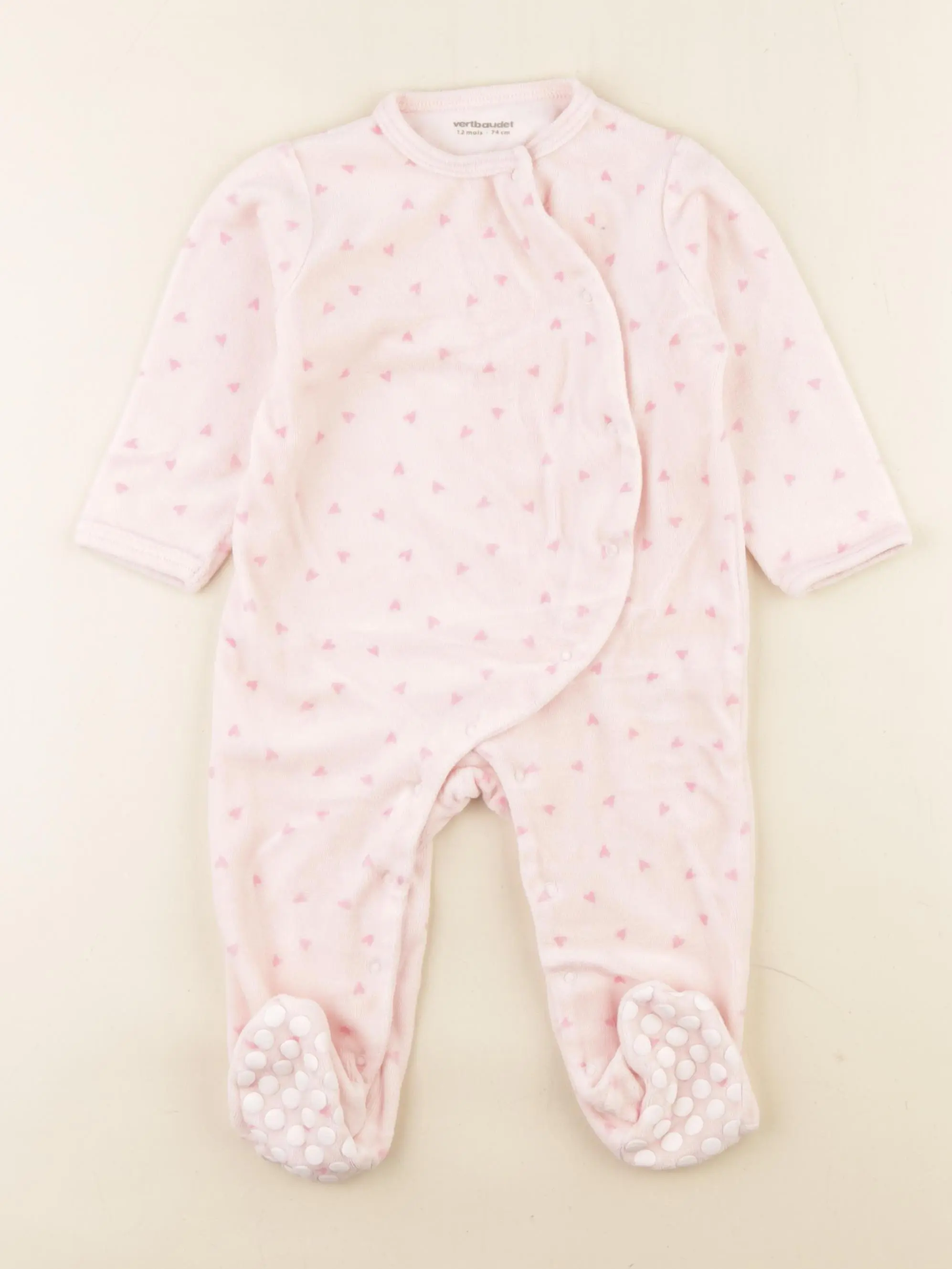 Pyjama velours rose