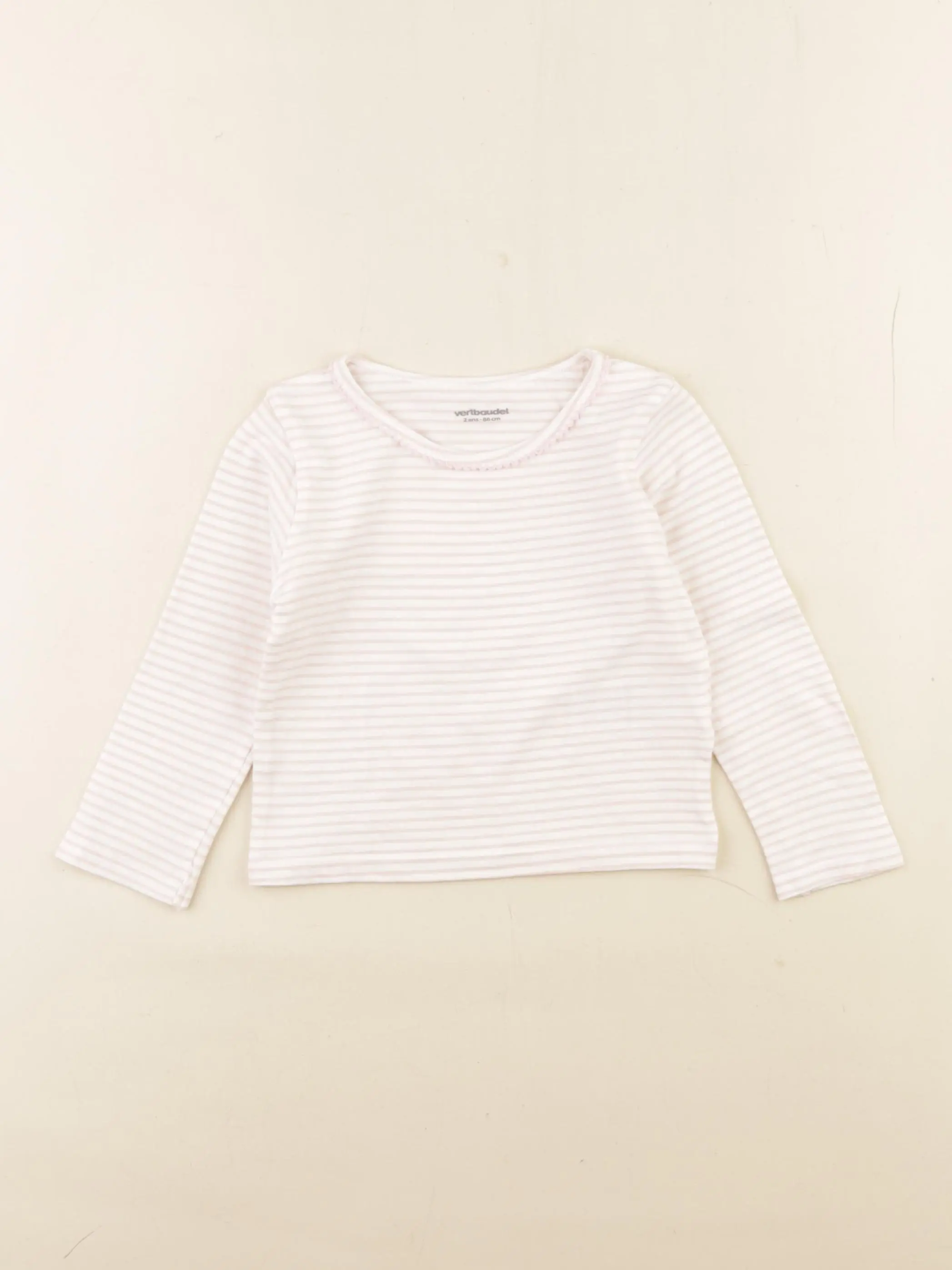 Maillot de corps blanc, rose
