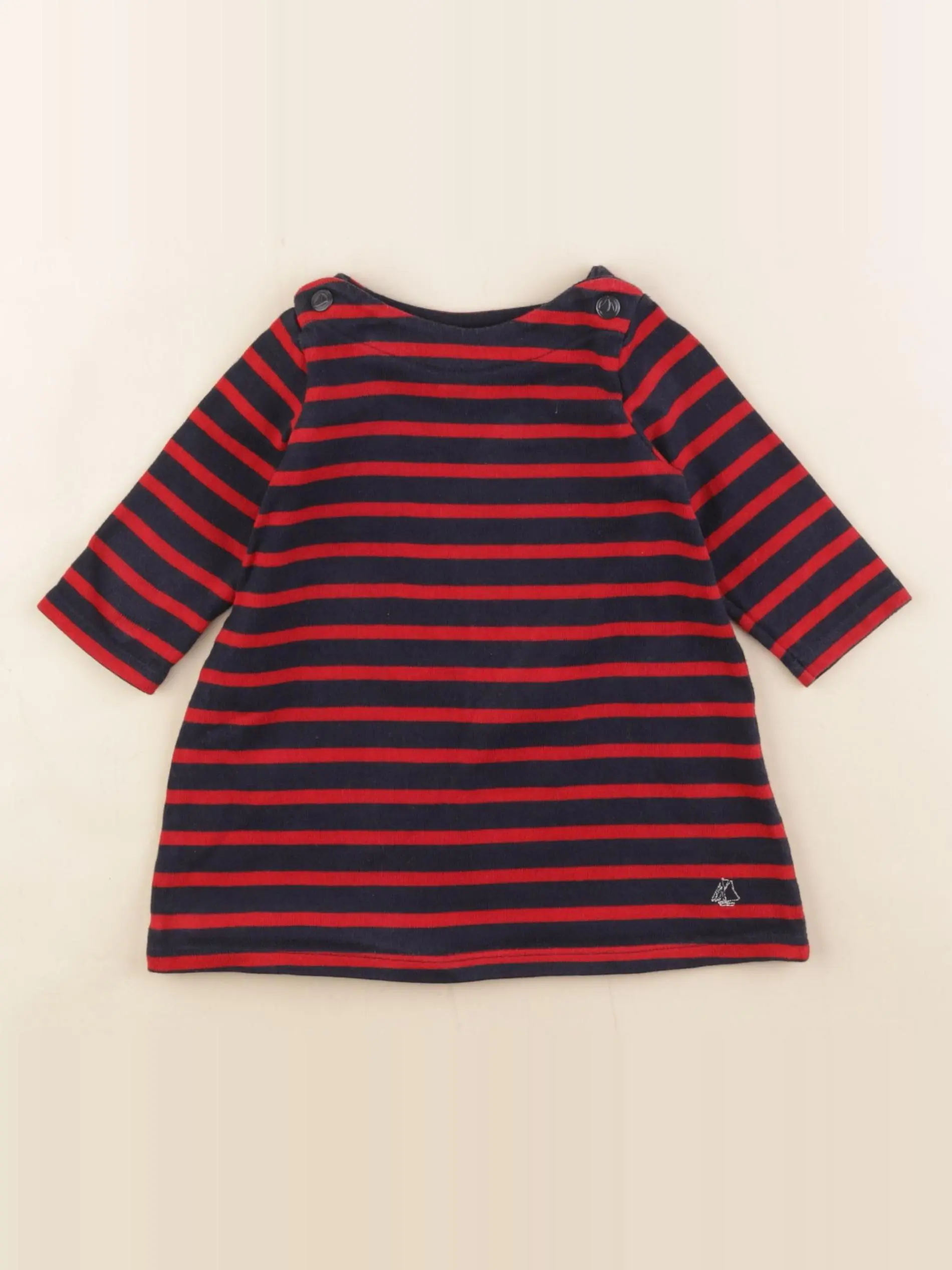 Robe bleu, rouge
