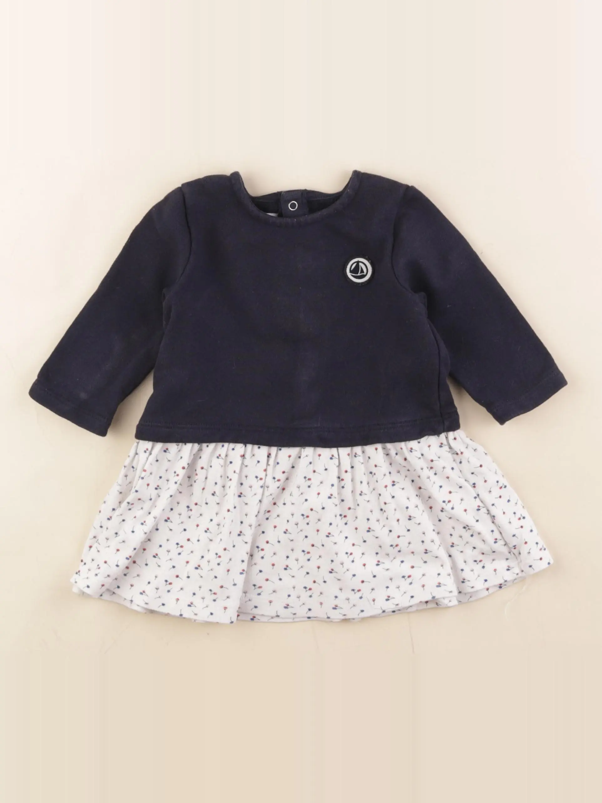 Robe bleu, blanc