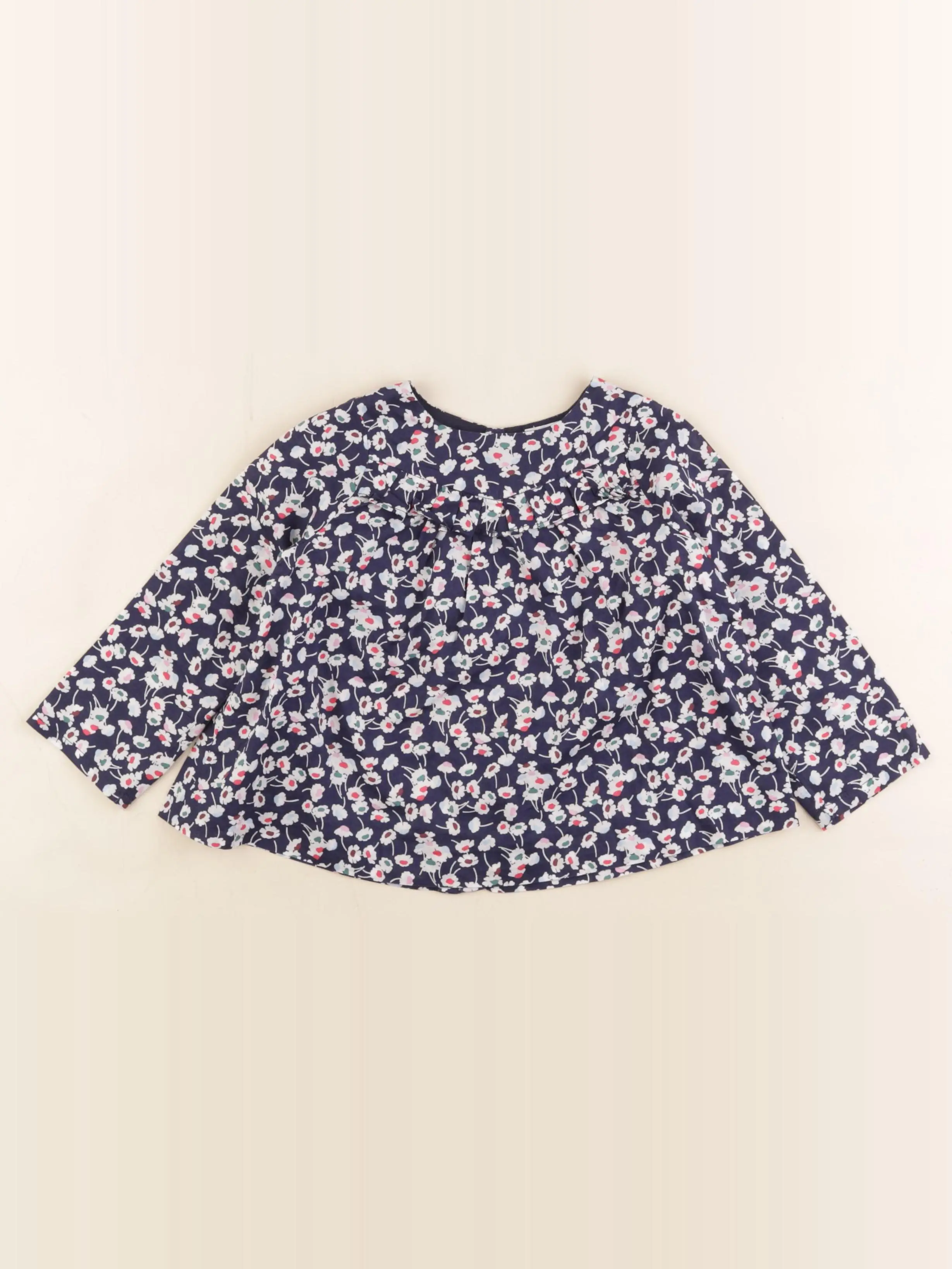 Blouse liberty bleu