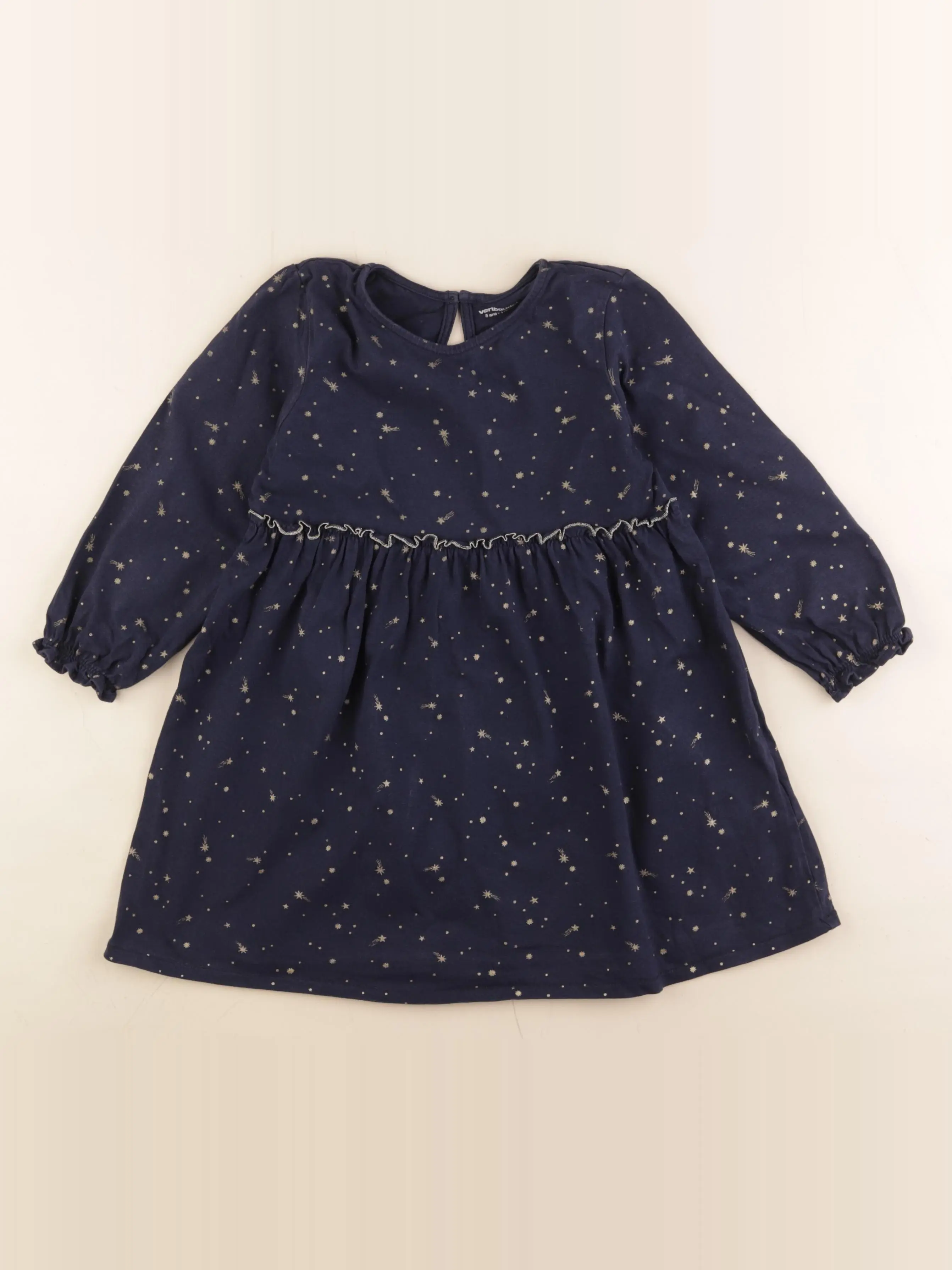 Robe bleu, or