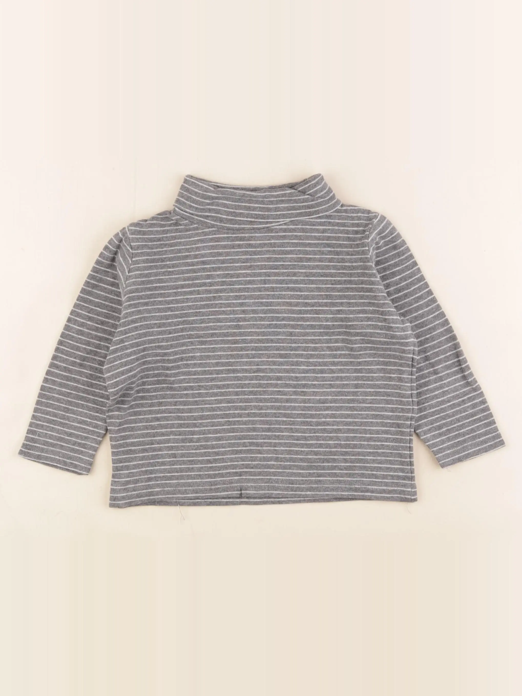 Sous-pull gris, blanc