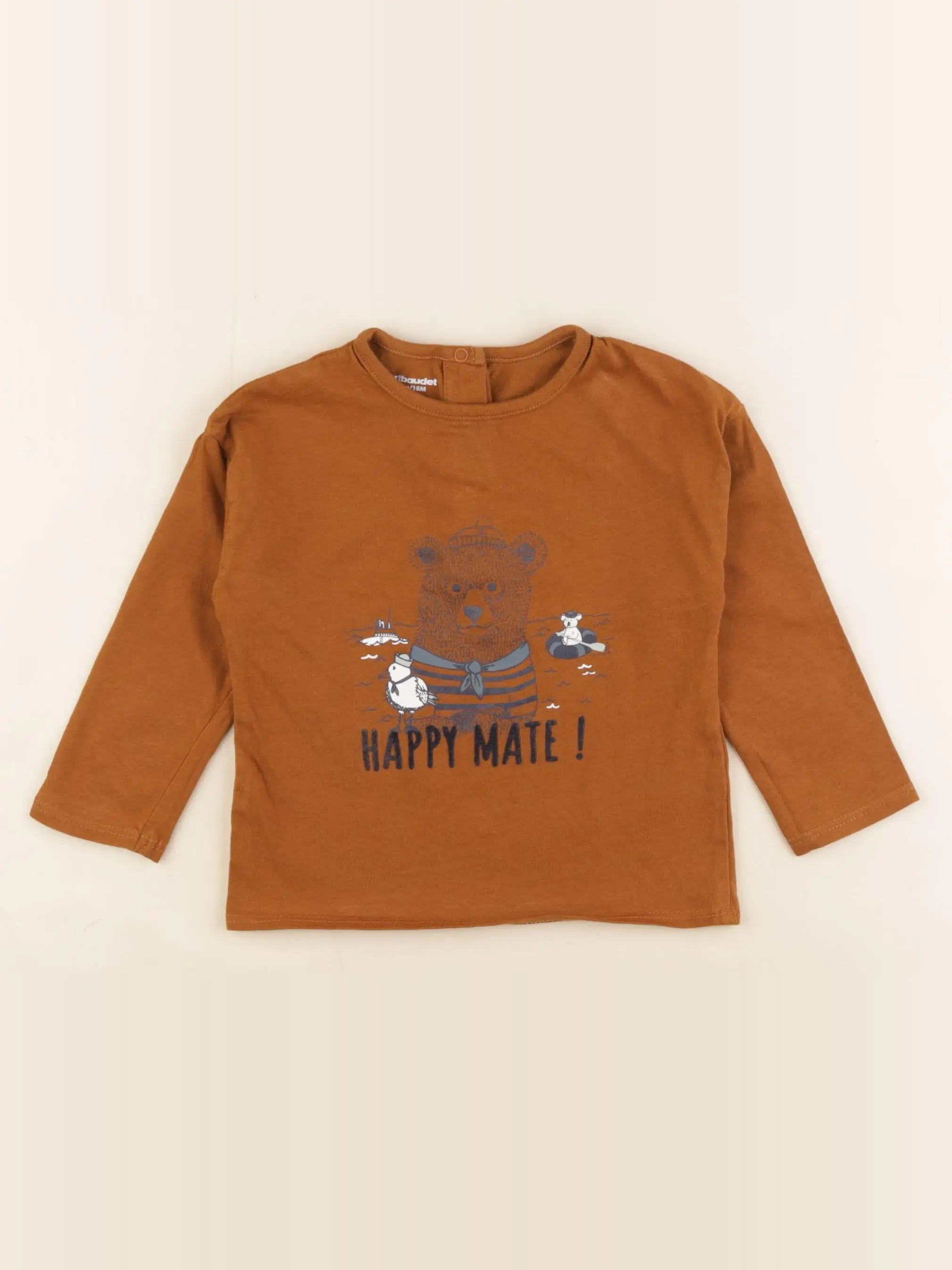 Tee-shirt marron