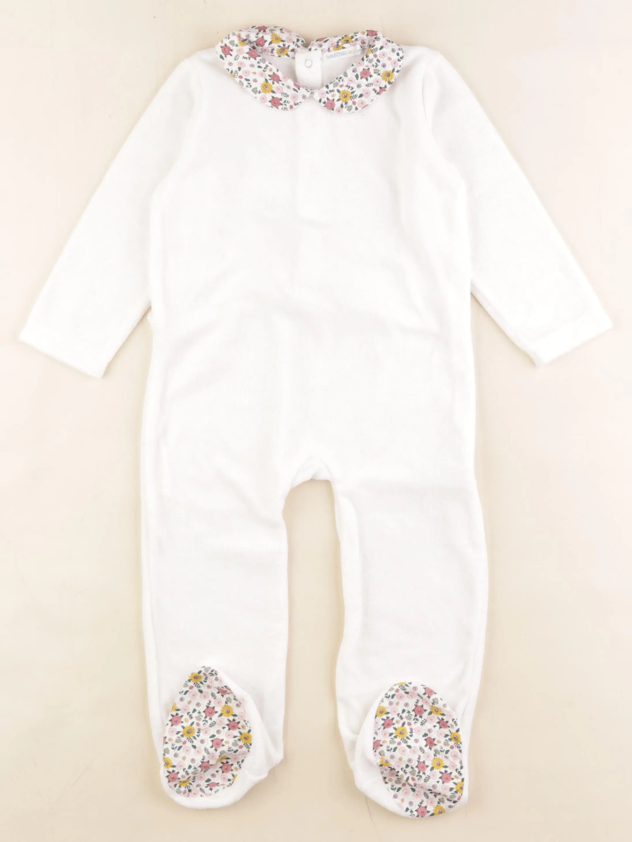 Pyjama velours blanc