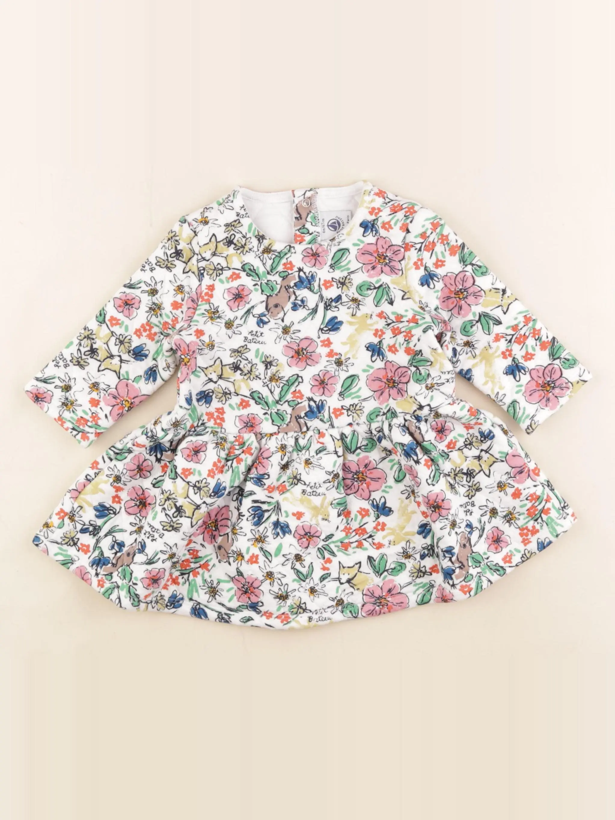 Robe multicolore