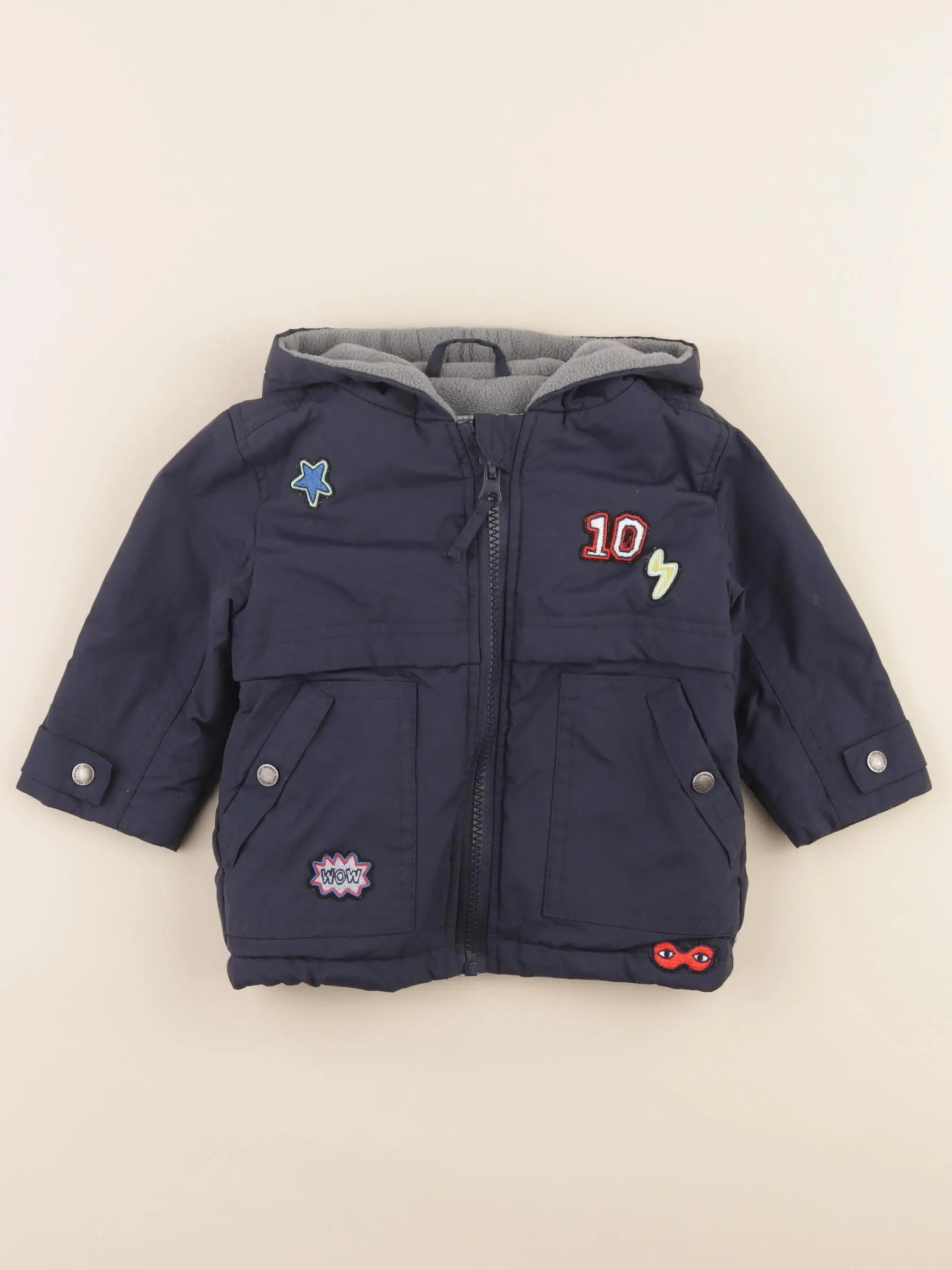 Imperméable bleu