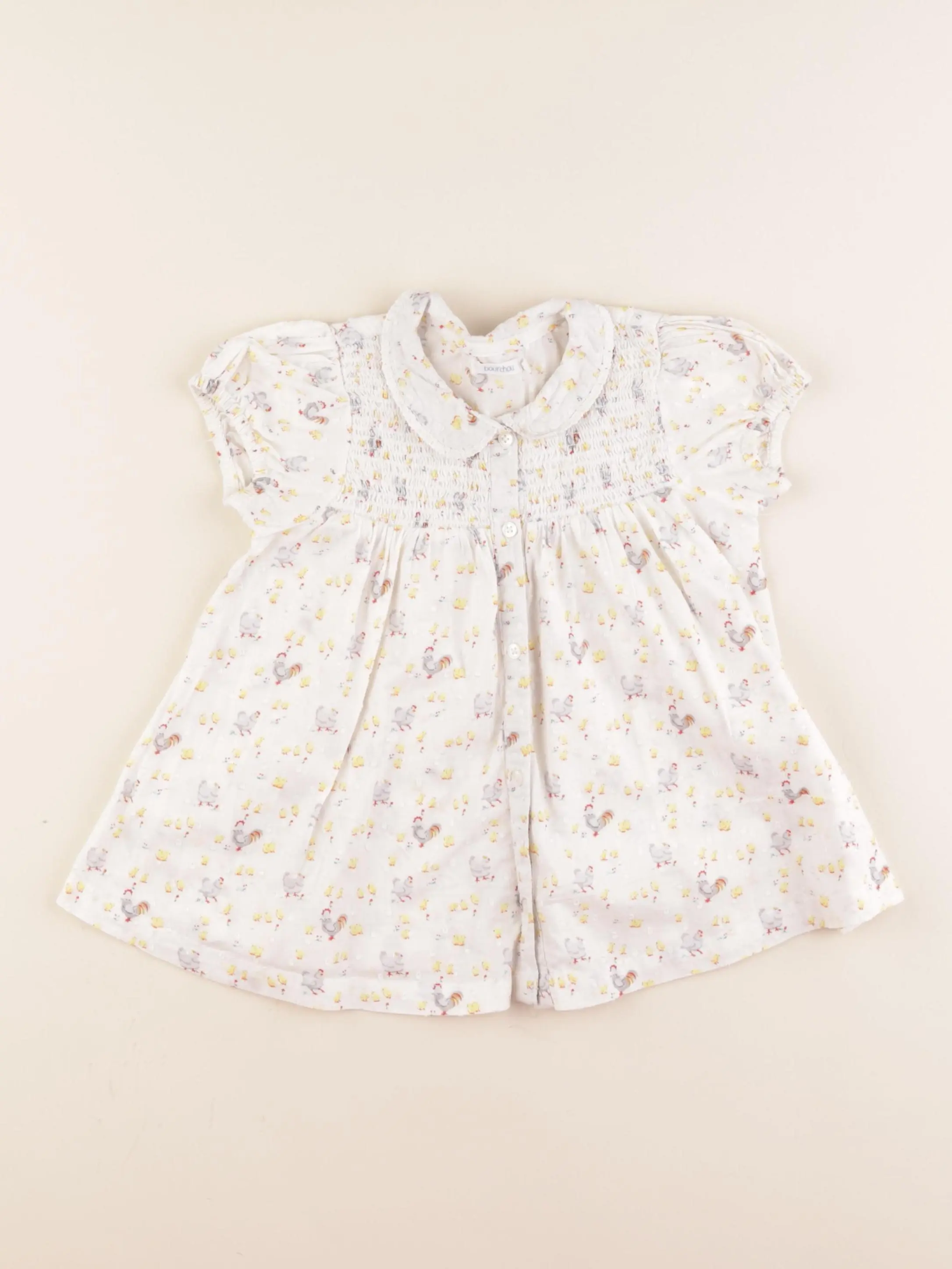 Blouse beige, multicolore