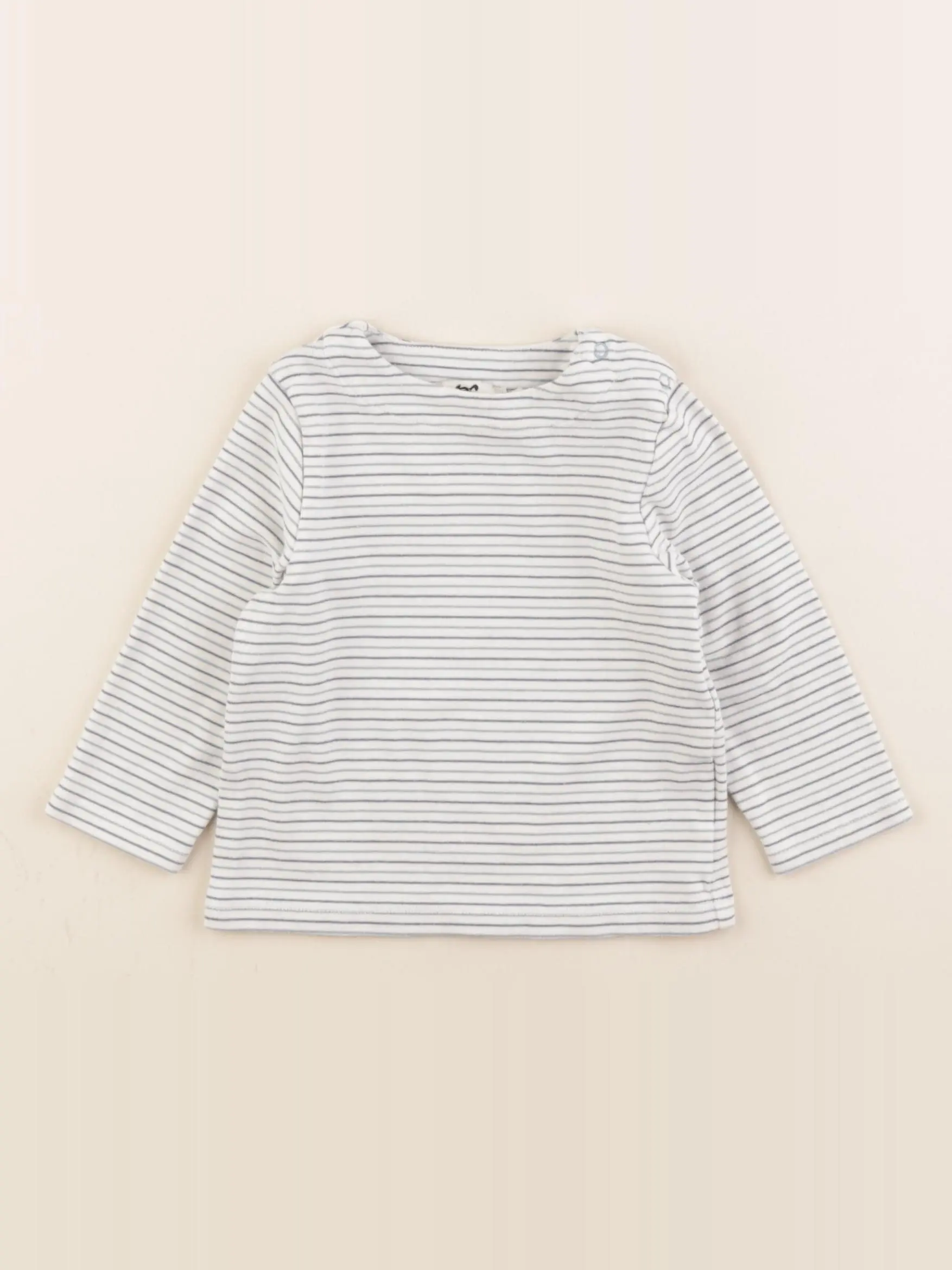 Tee-shirt bleu, blanc