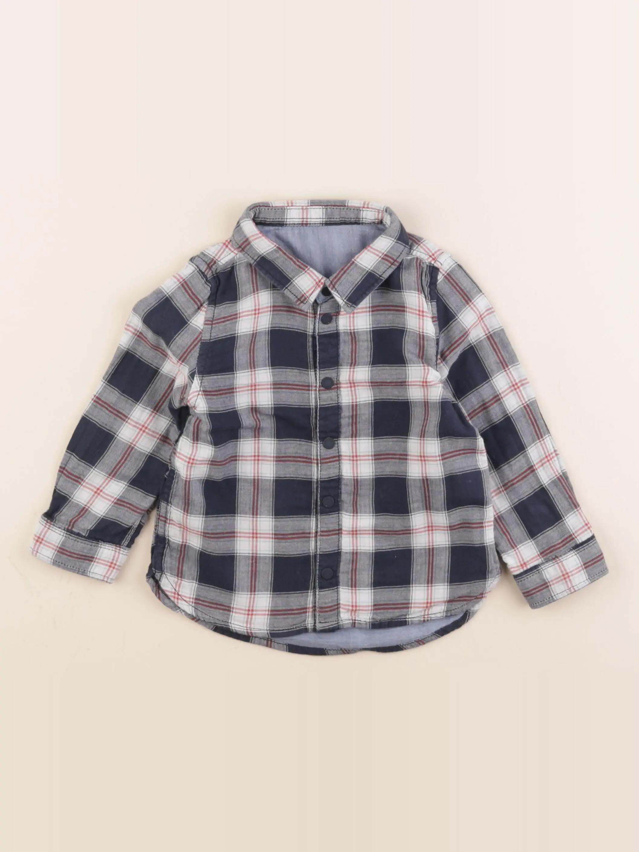 Chemise réversible multicolore