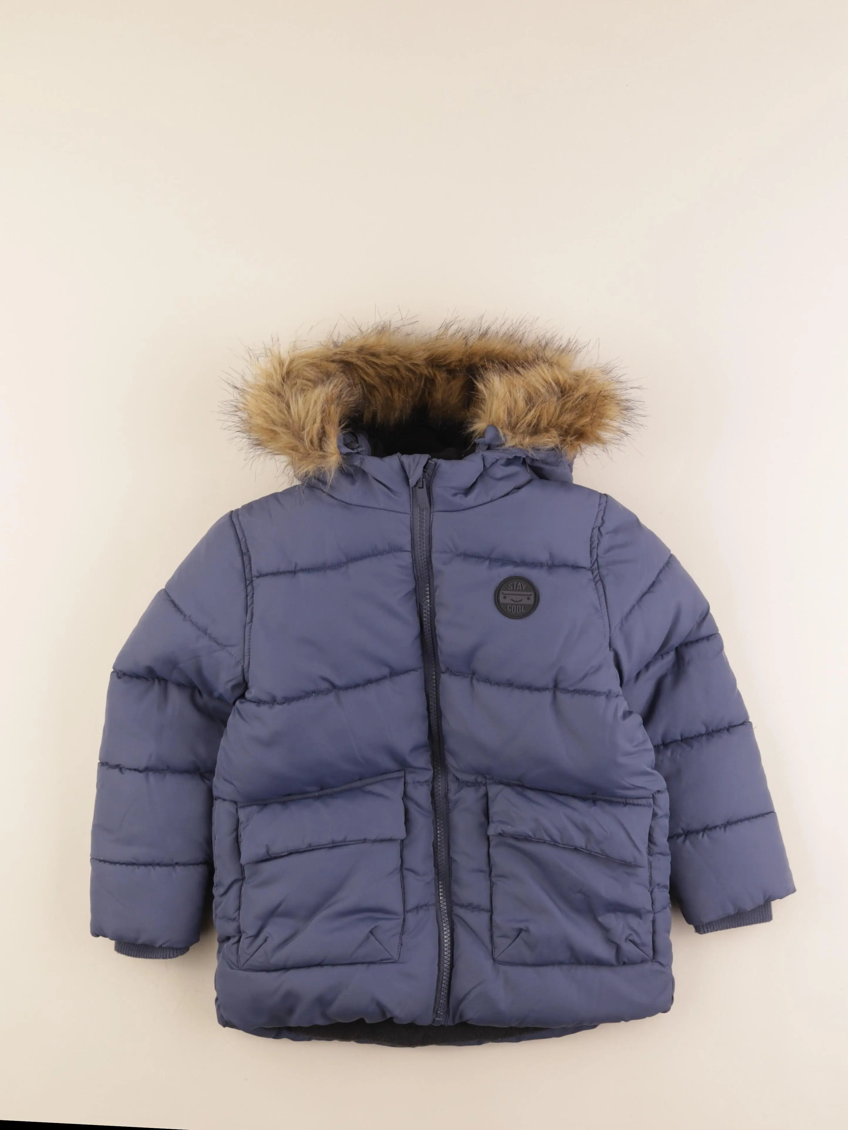 Parka bleu