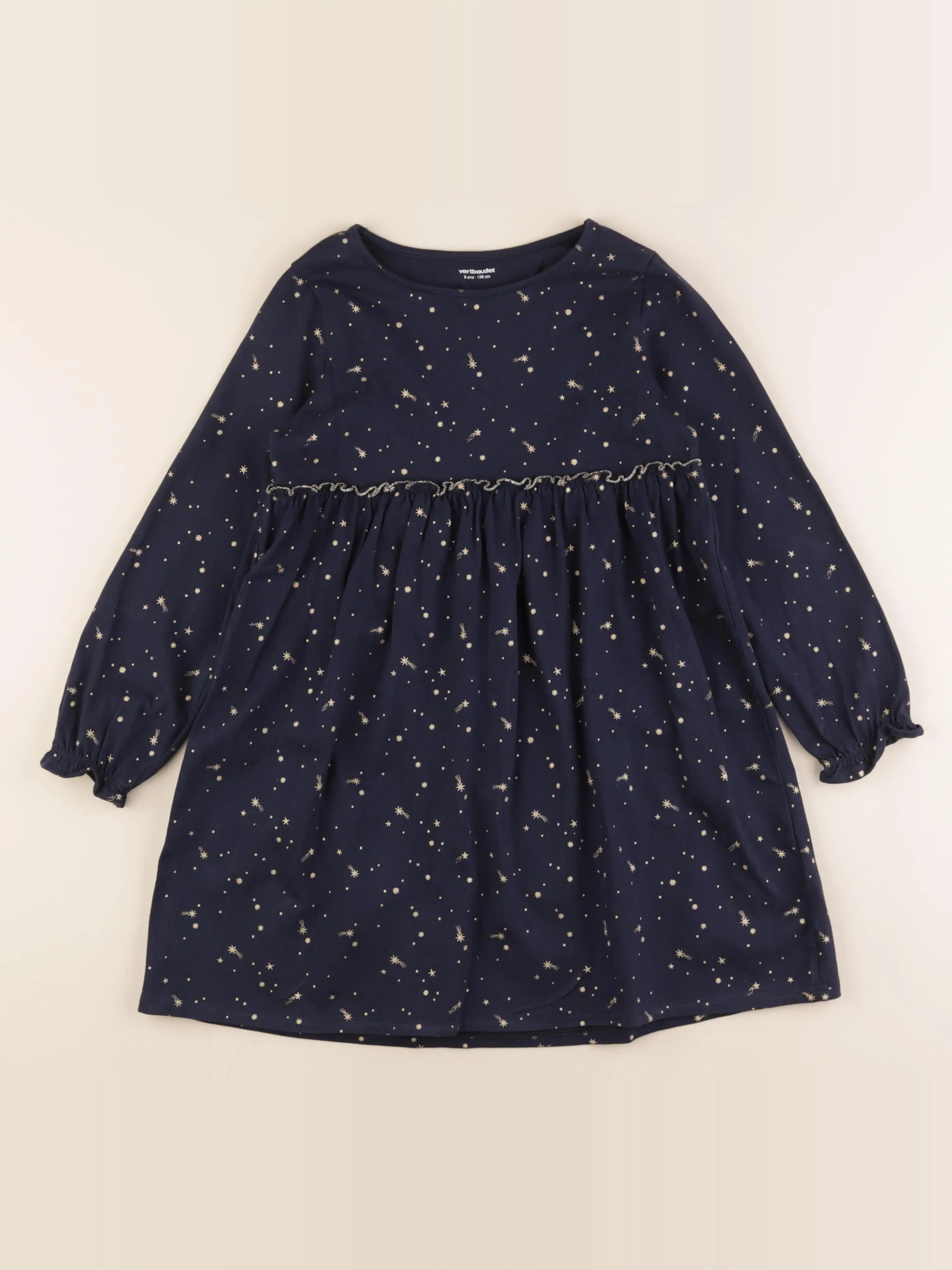 Robe bleu, or