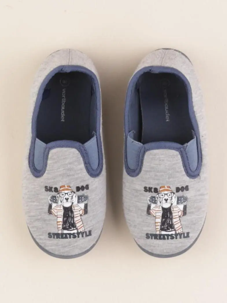 Chaussons gris