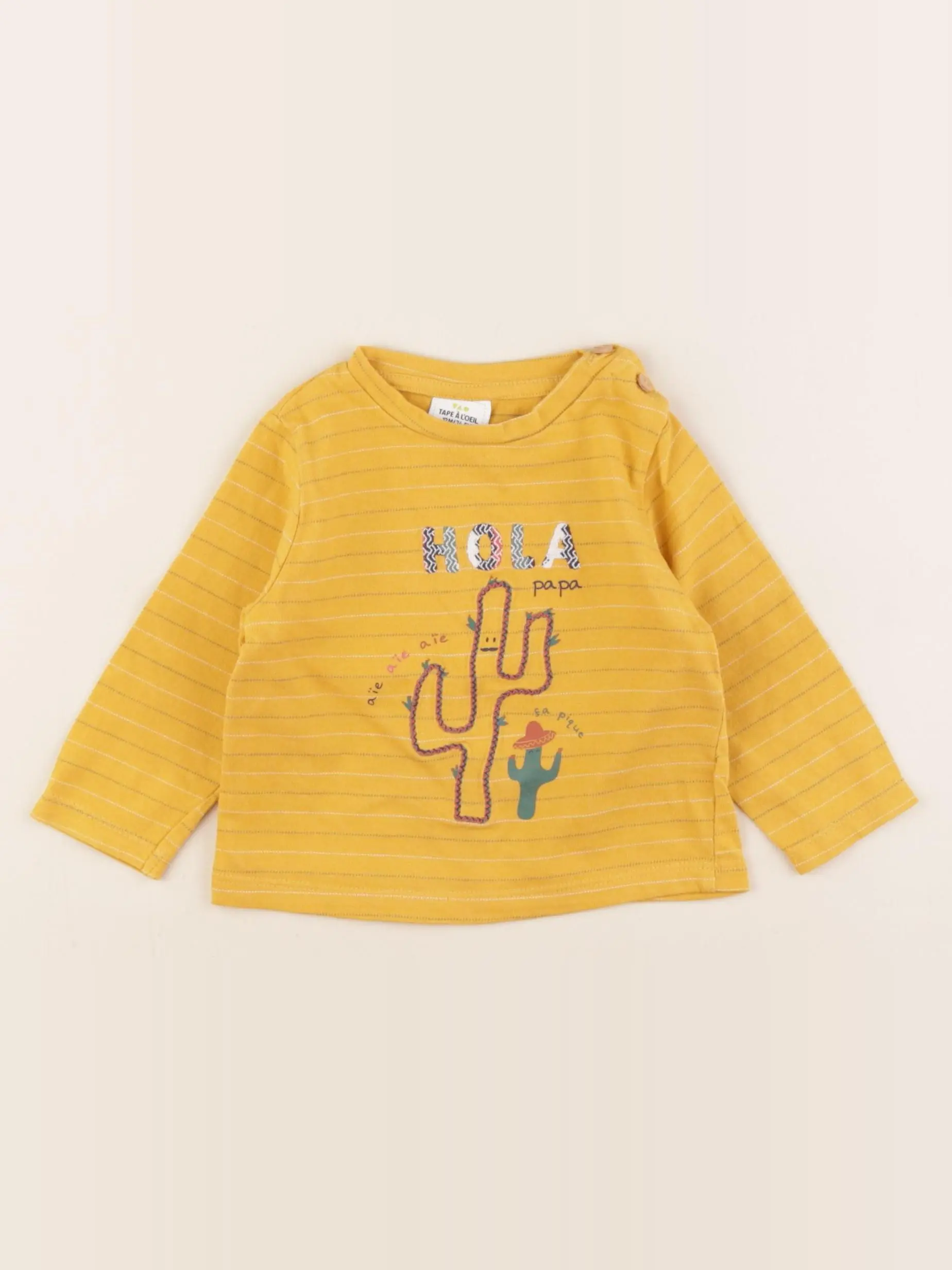 Tee-shirt jaune