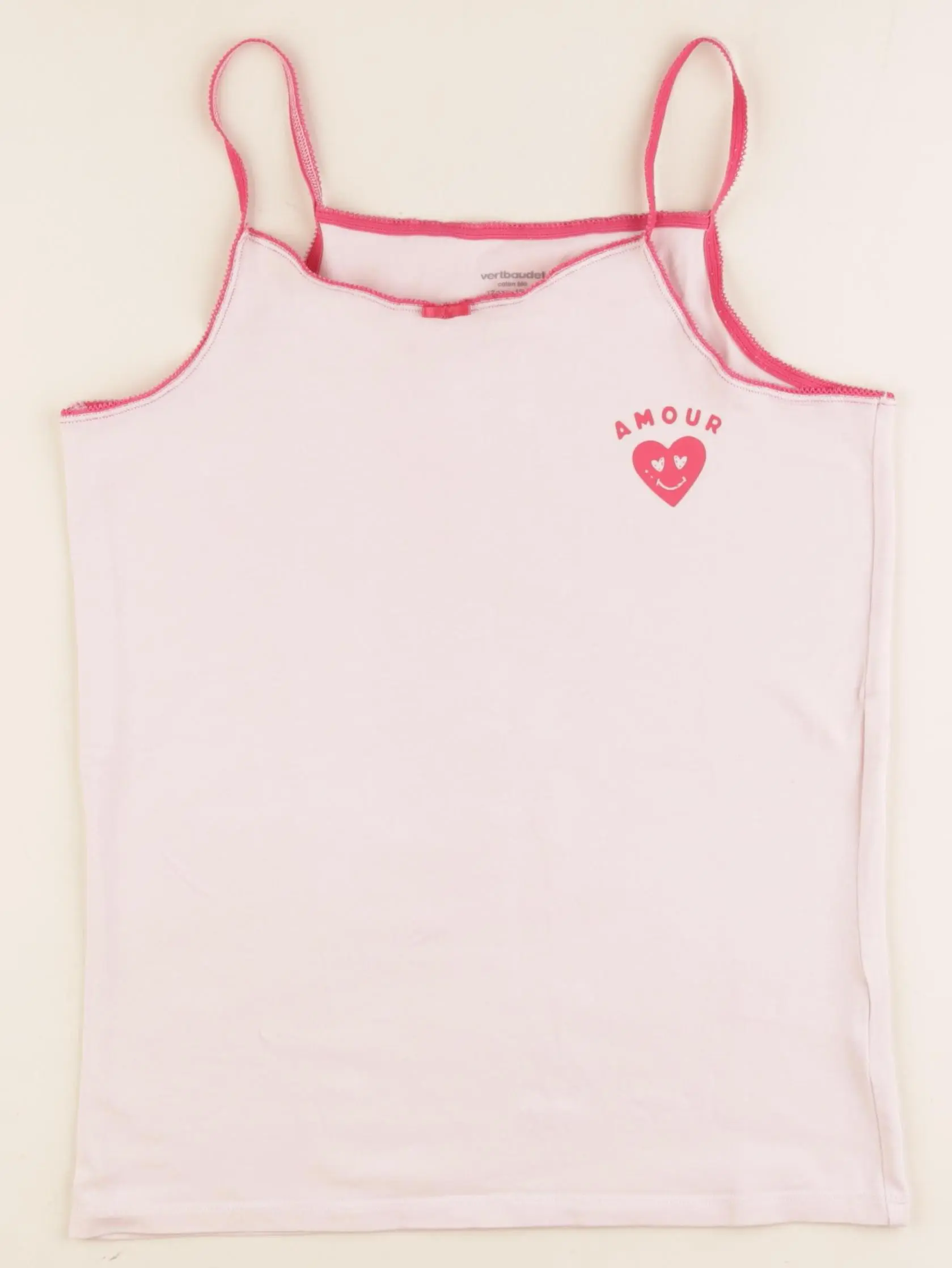 Maillot de corps rose