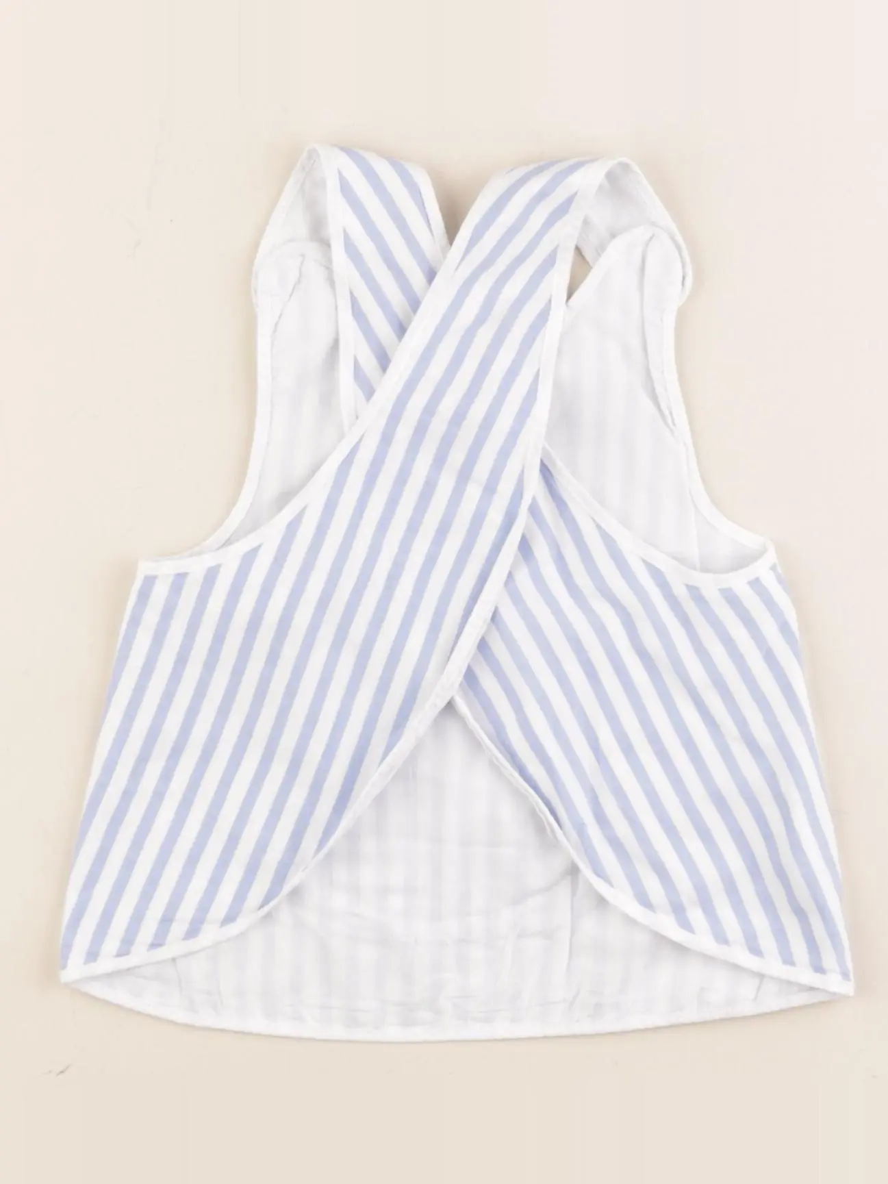 Blouse blanc, bleu - Image 2