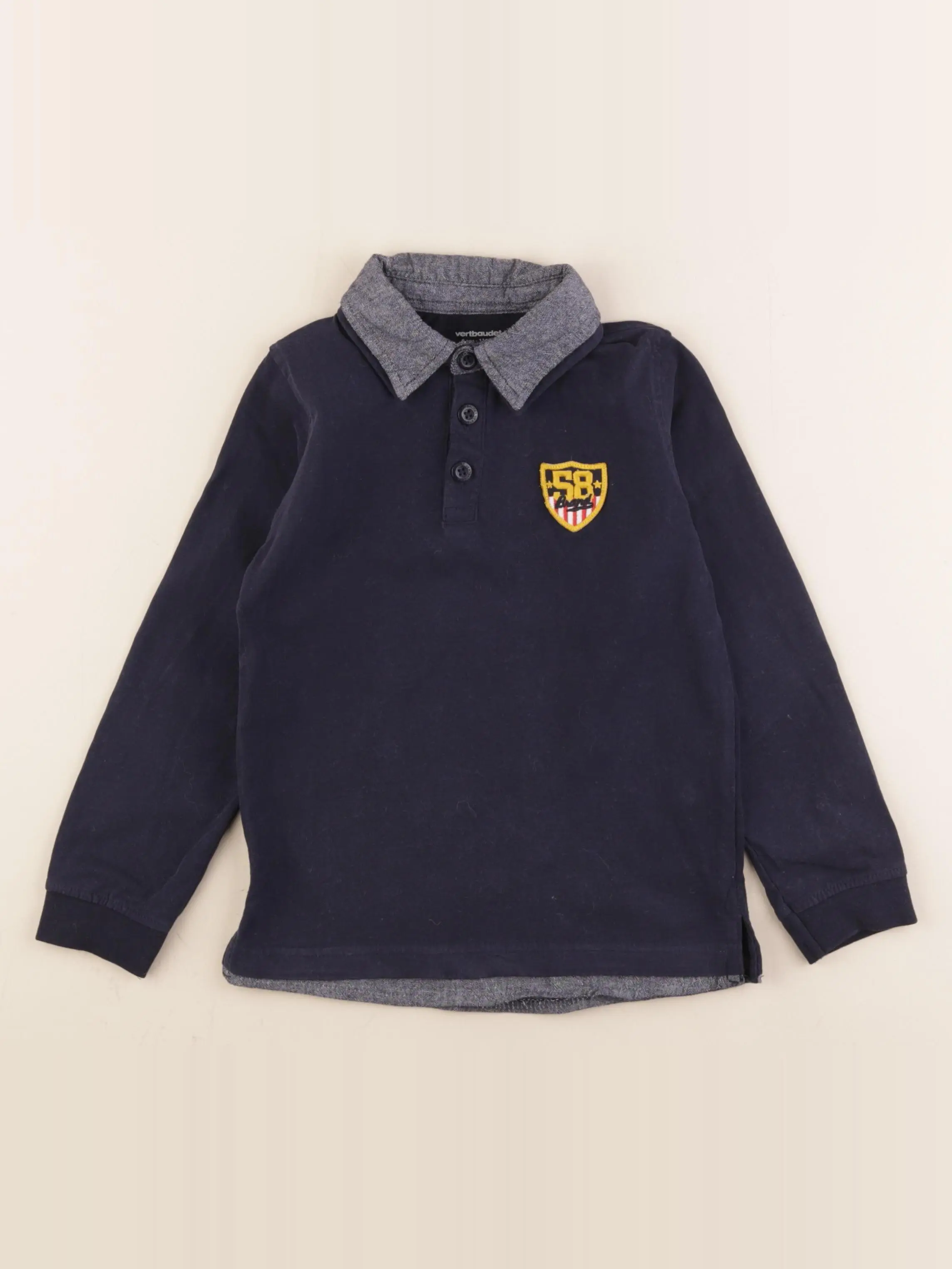 Polo bleu