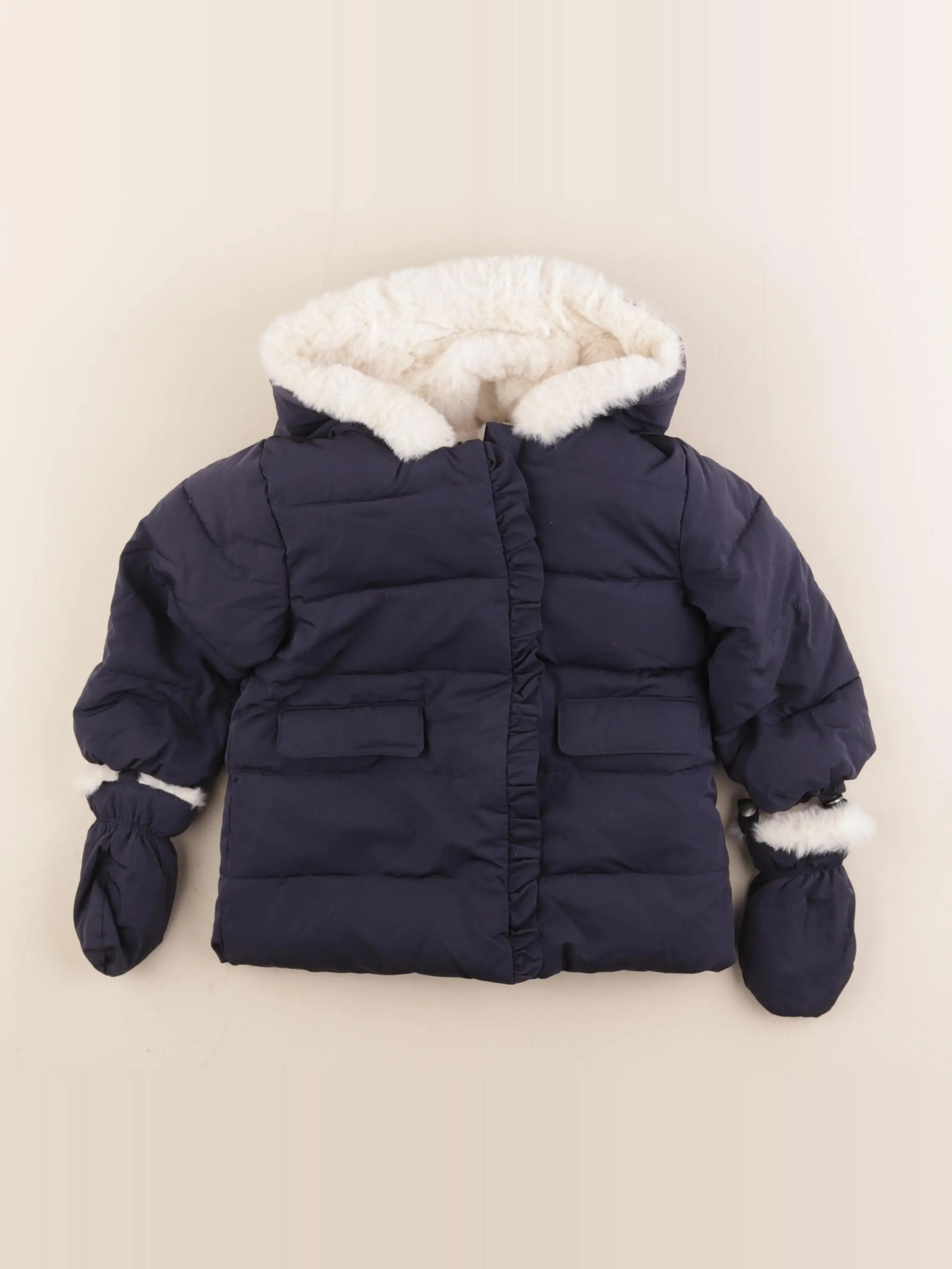 Parka bleu