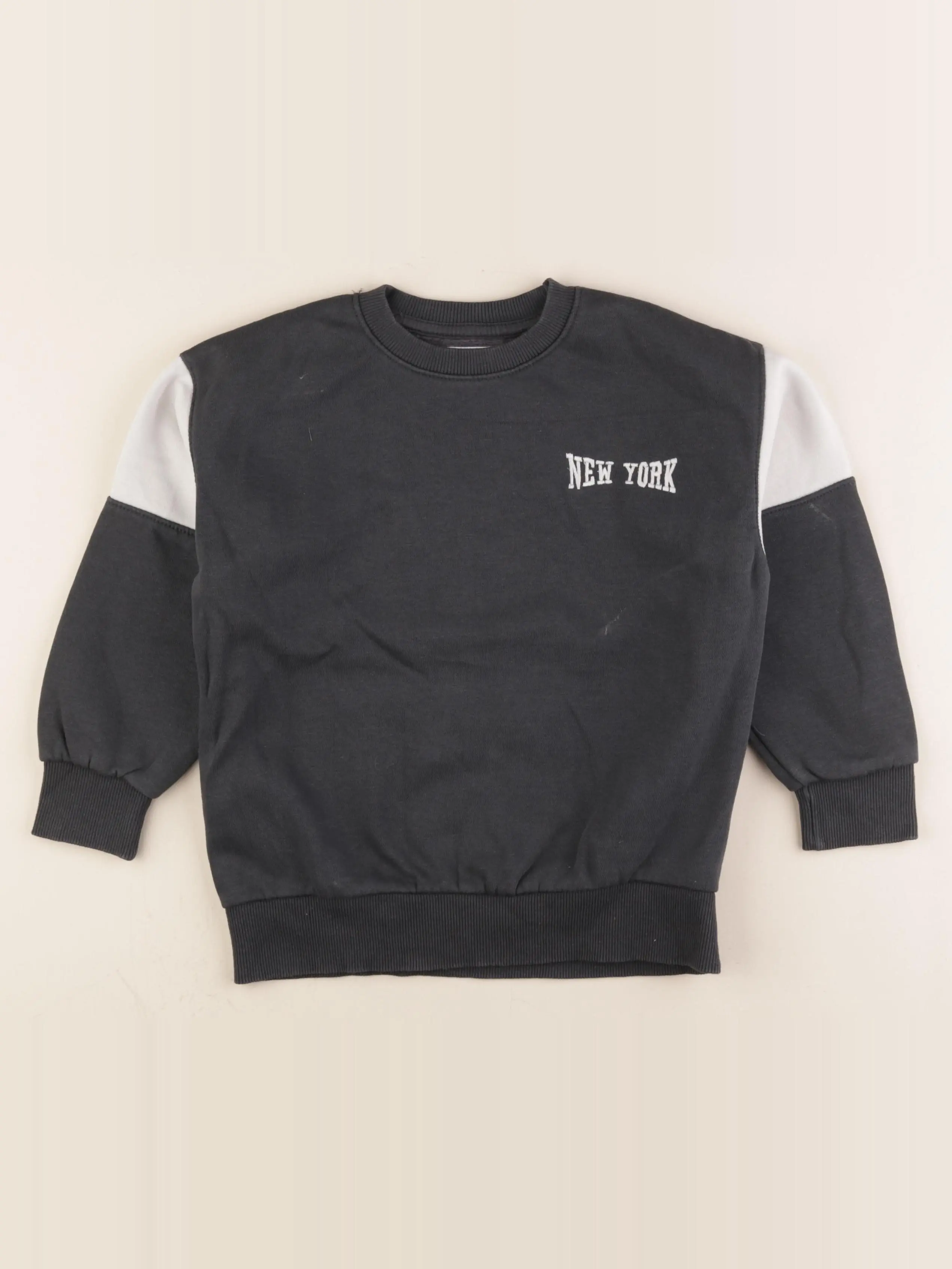 Sweat imprimé au dos multicolore
