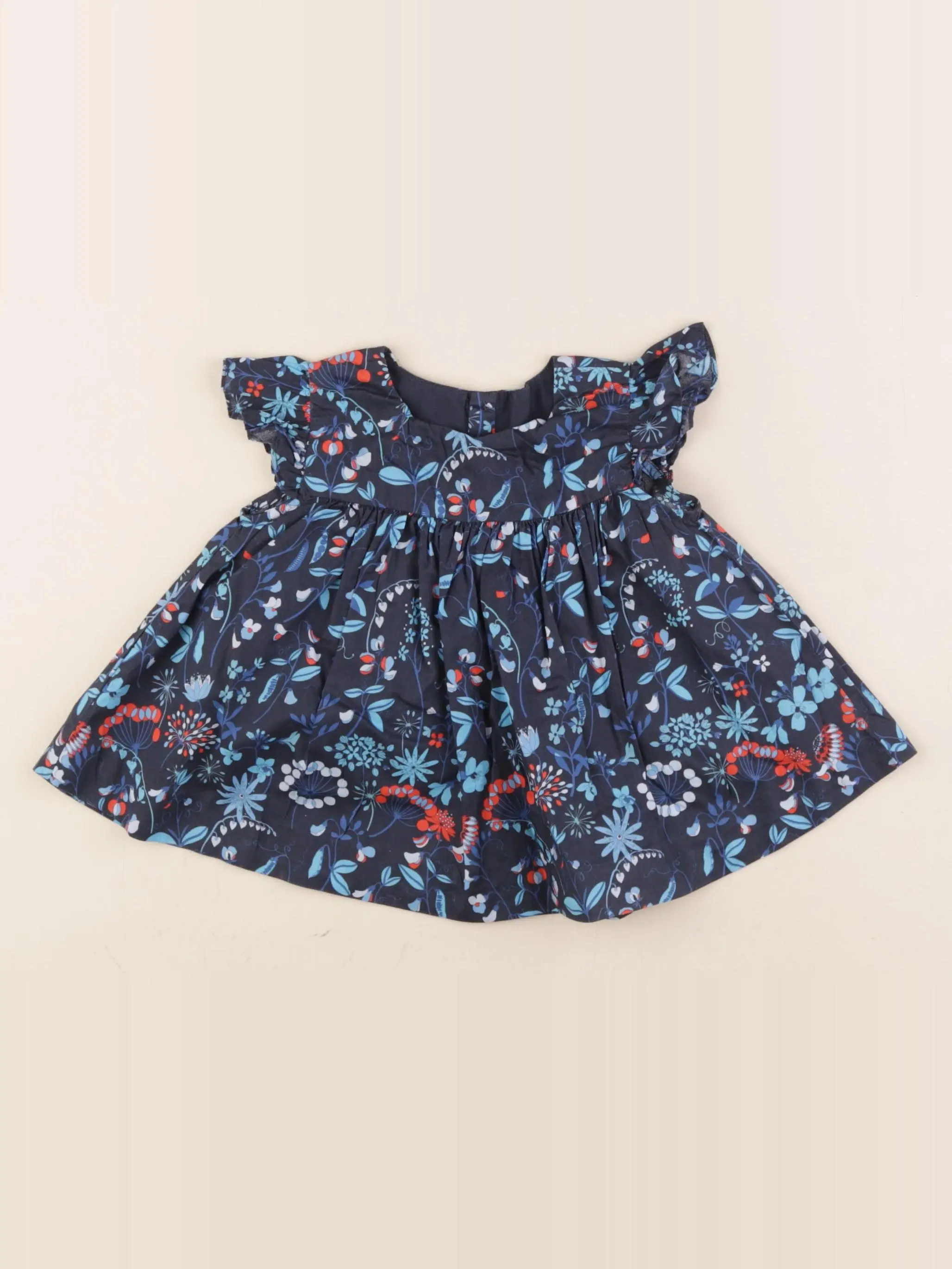 Blouse liberty bleu