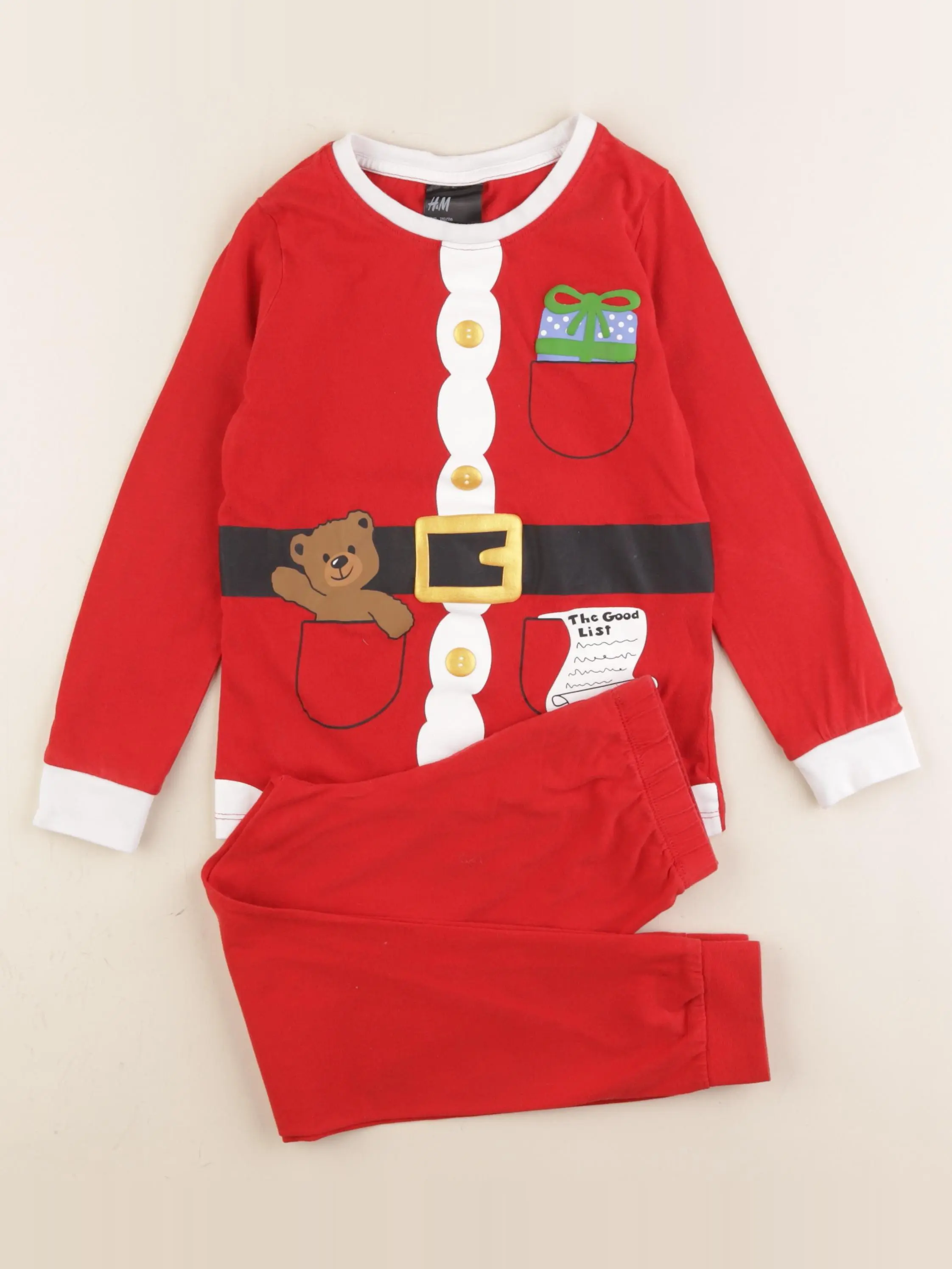 Pyjama coton rouge