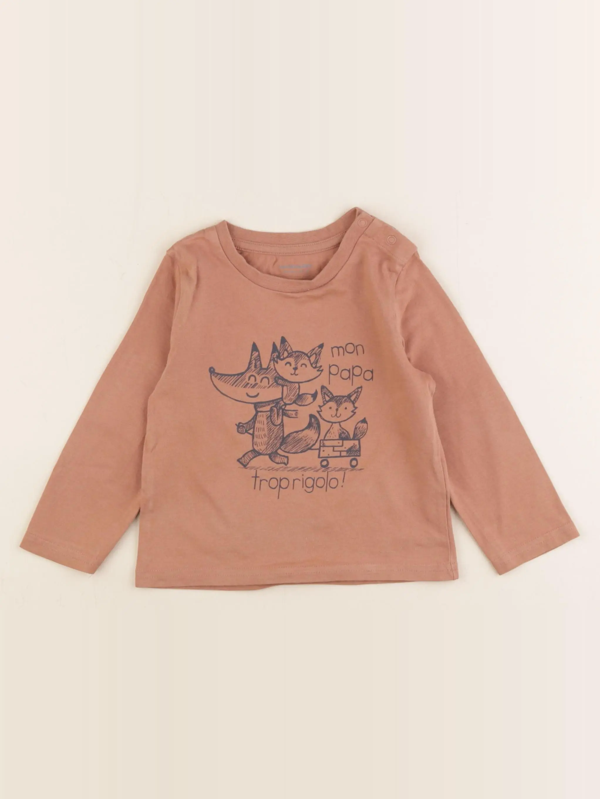 Tee-shirt marron