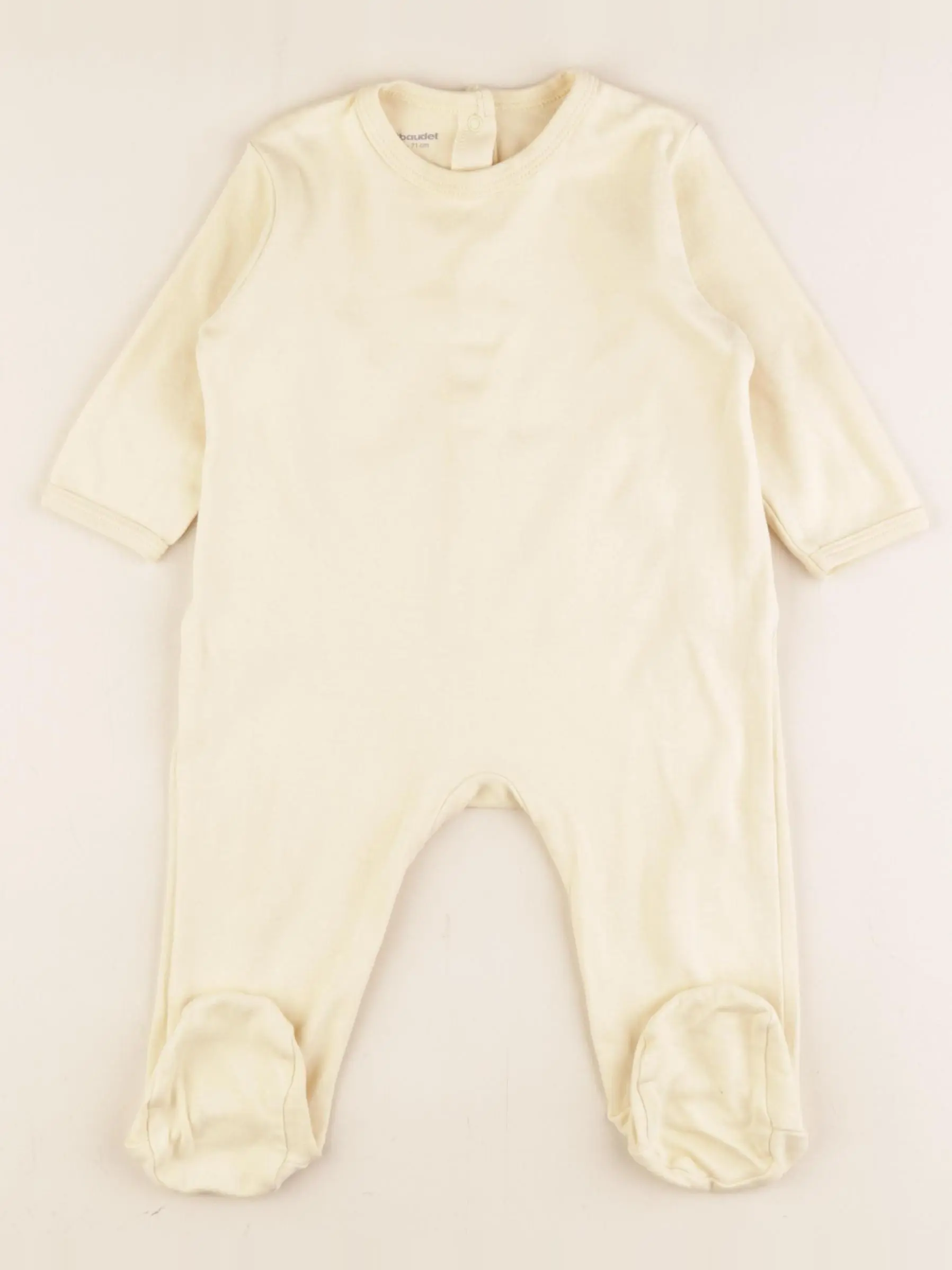 Pyjama coton jaune
