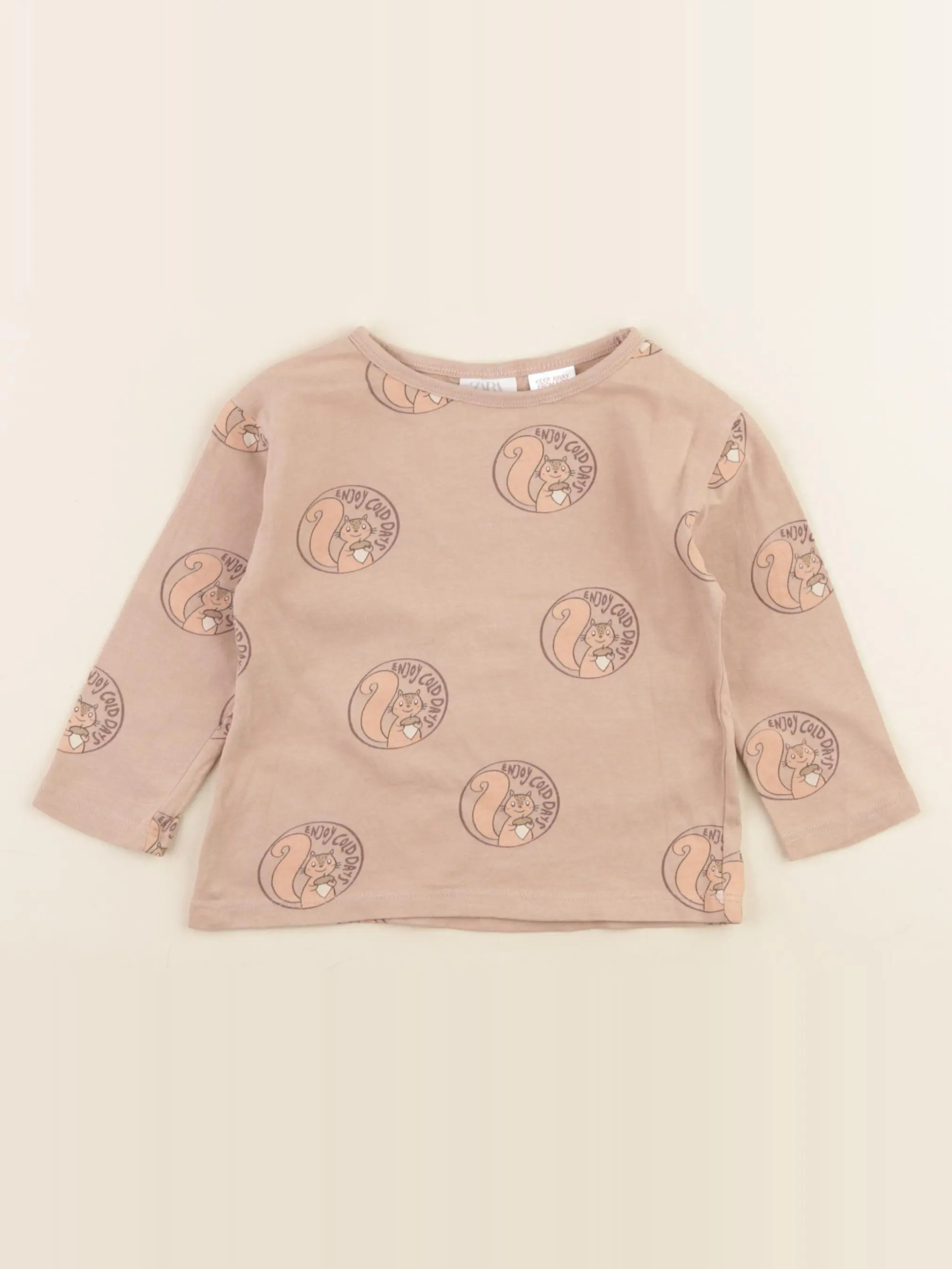 Tee-shirt marron