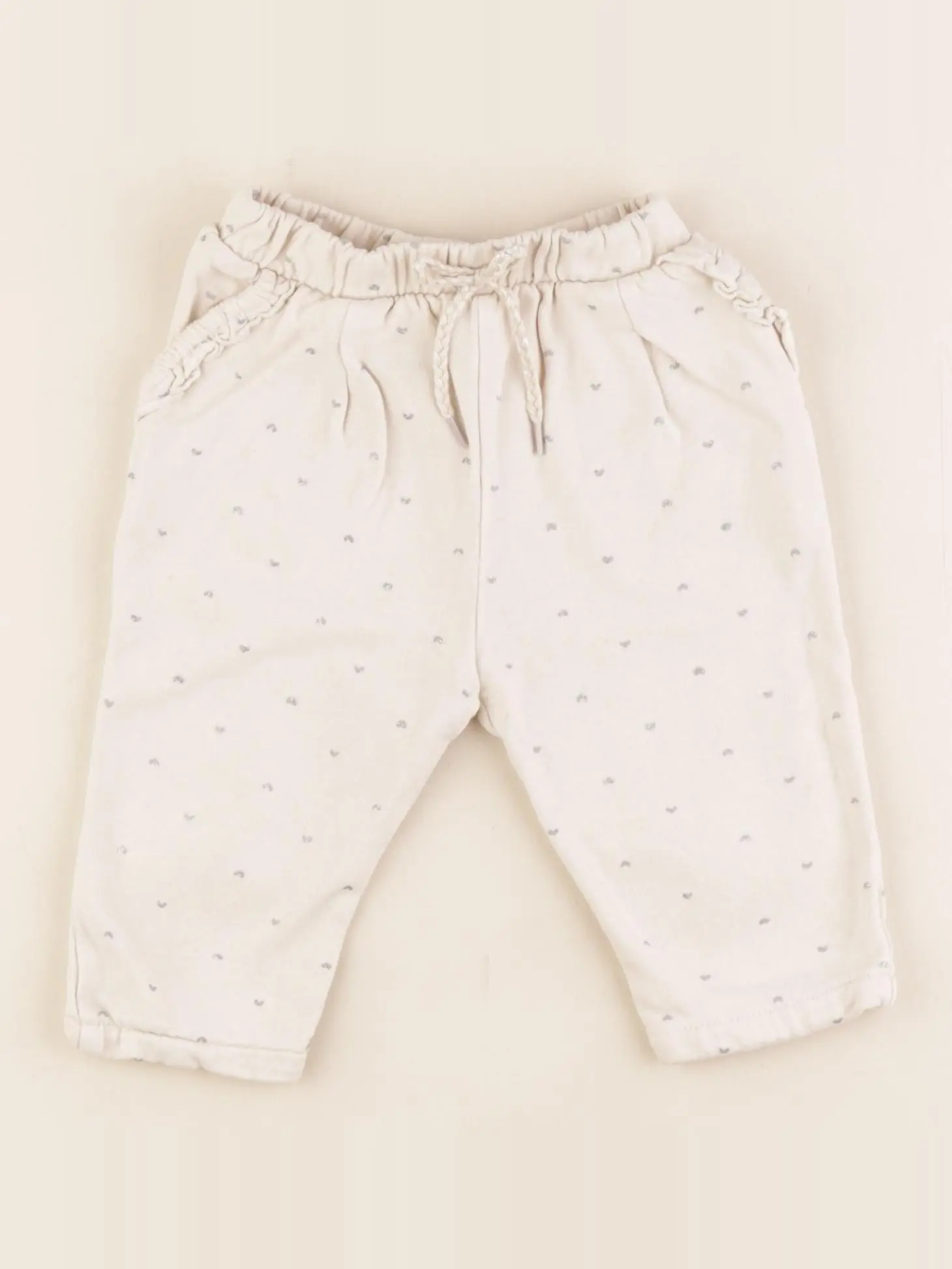 Jogging blanc, argent
