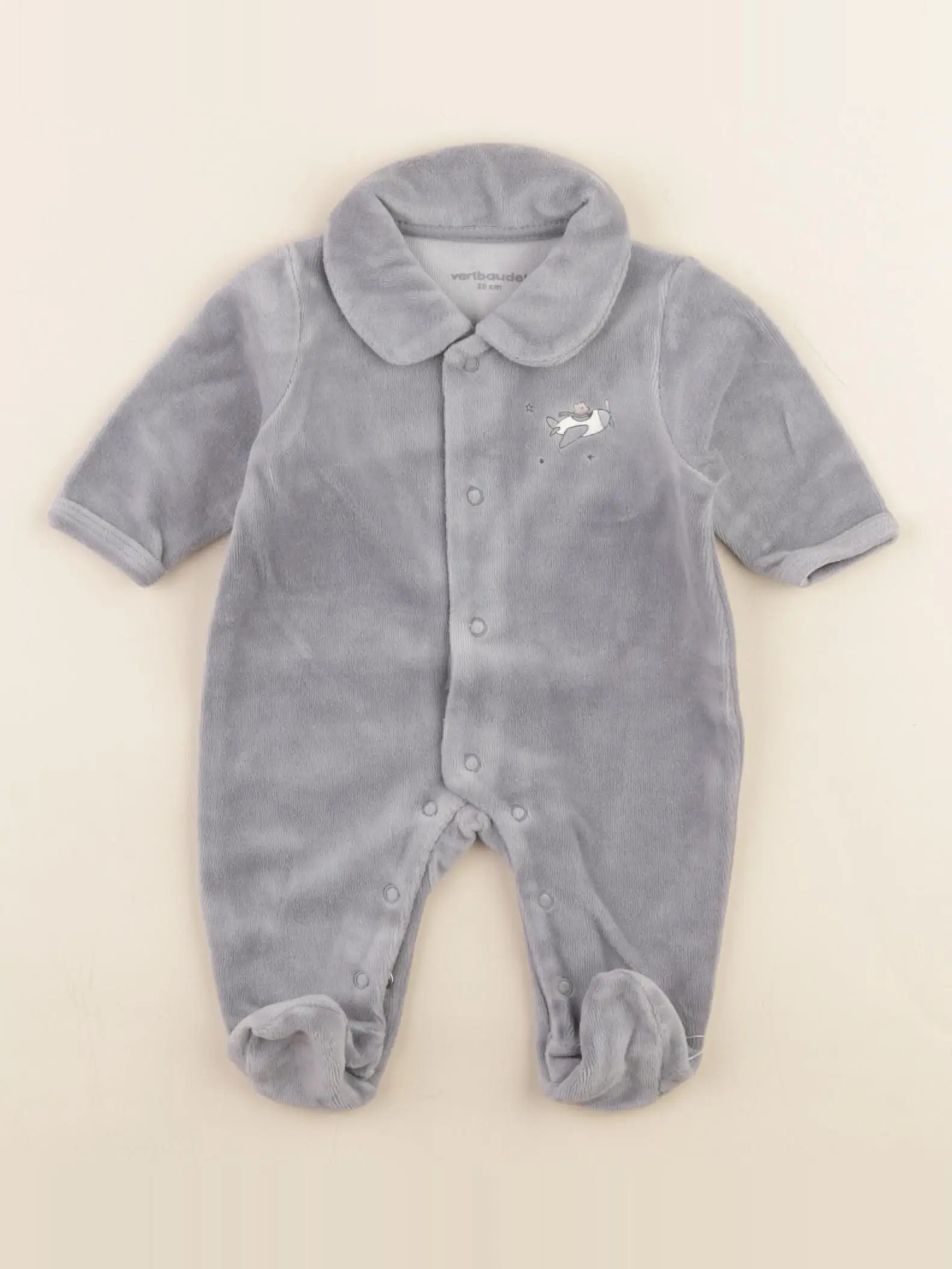 Pyjama velours bleu