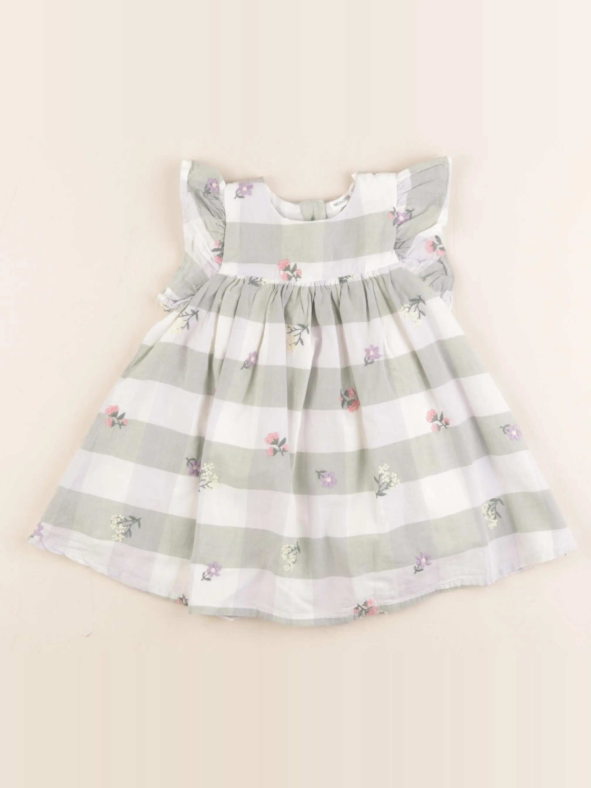 Robe blanc, vert