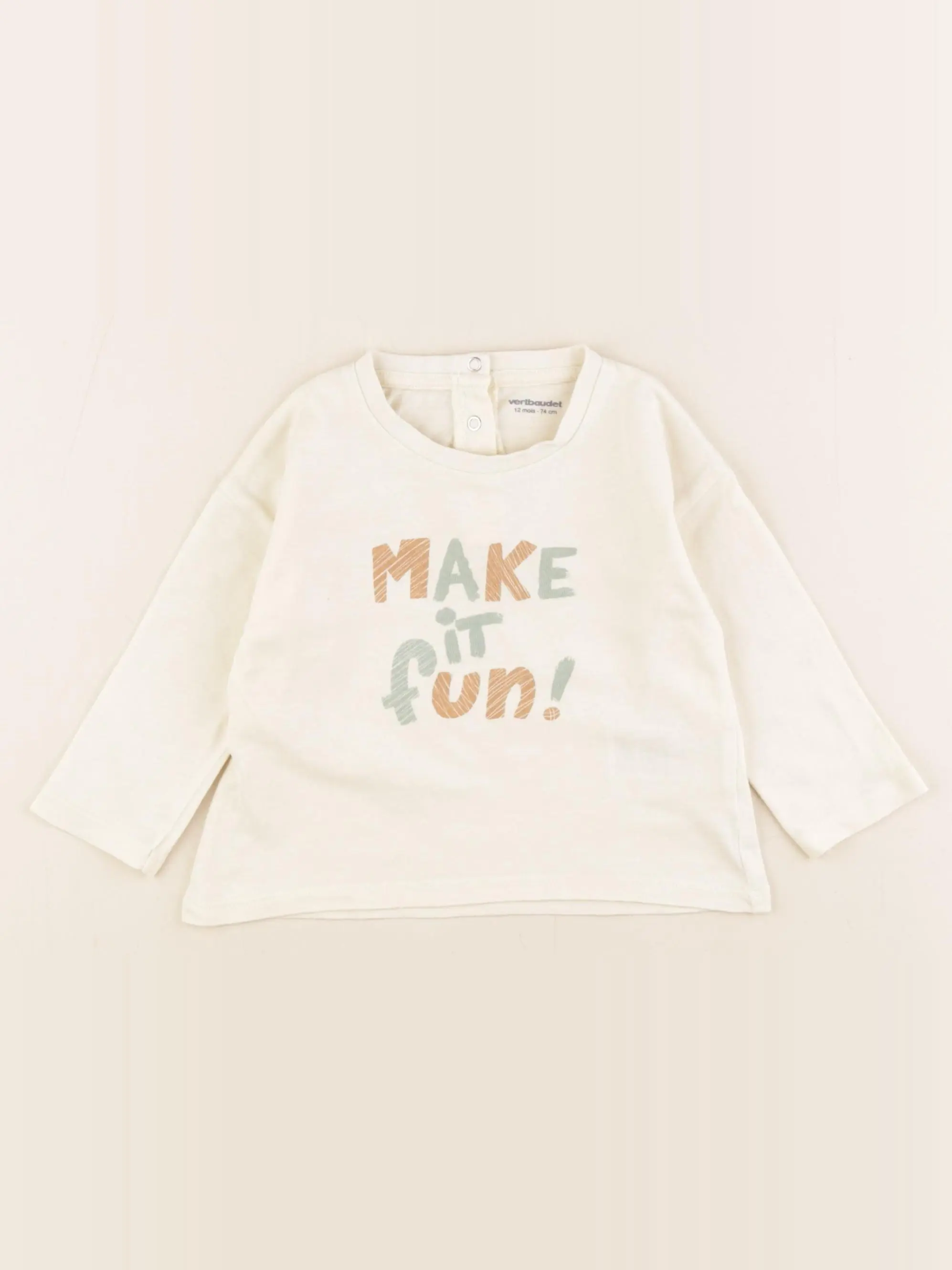 Tee-shirt beige